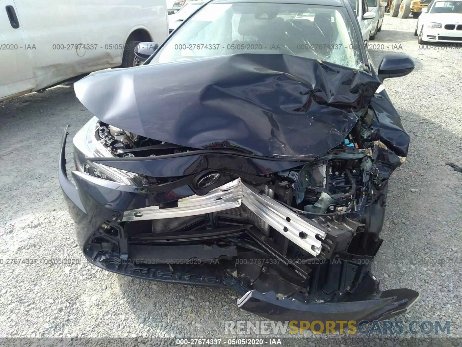 6 Photograph of a damaged car JTDEPRAE2LJ104049 TOYOTA COROLLA 2020