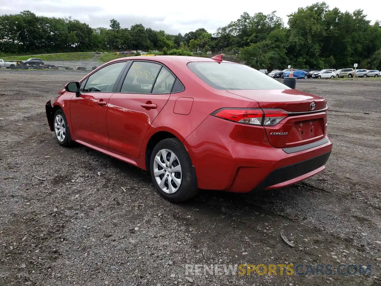 3 Photograph of a damaged car JTDEPRAE2LJ104178 TOYOTA COROLLA 2020