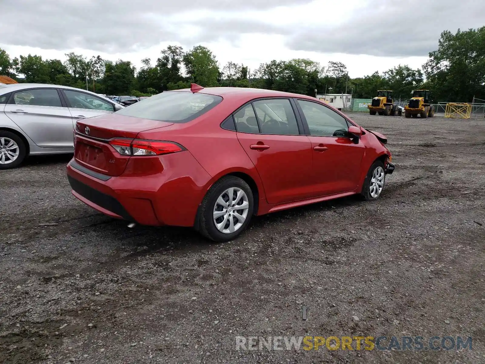 4 Photograph of a damaged car JTDEPRAE2LJ104178 TOYOTA COROLLA 2020