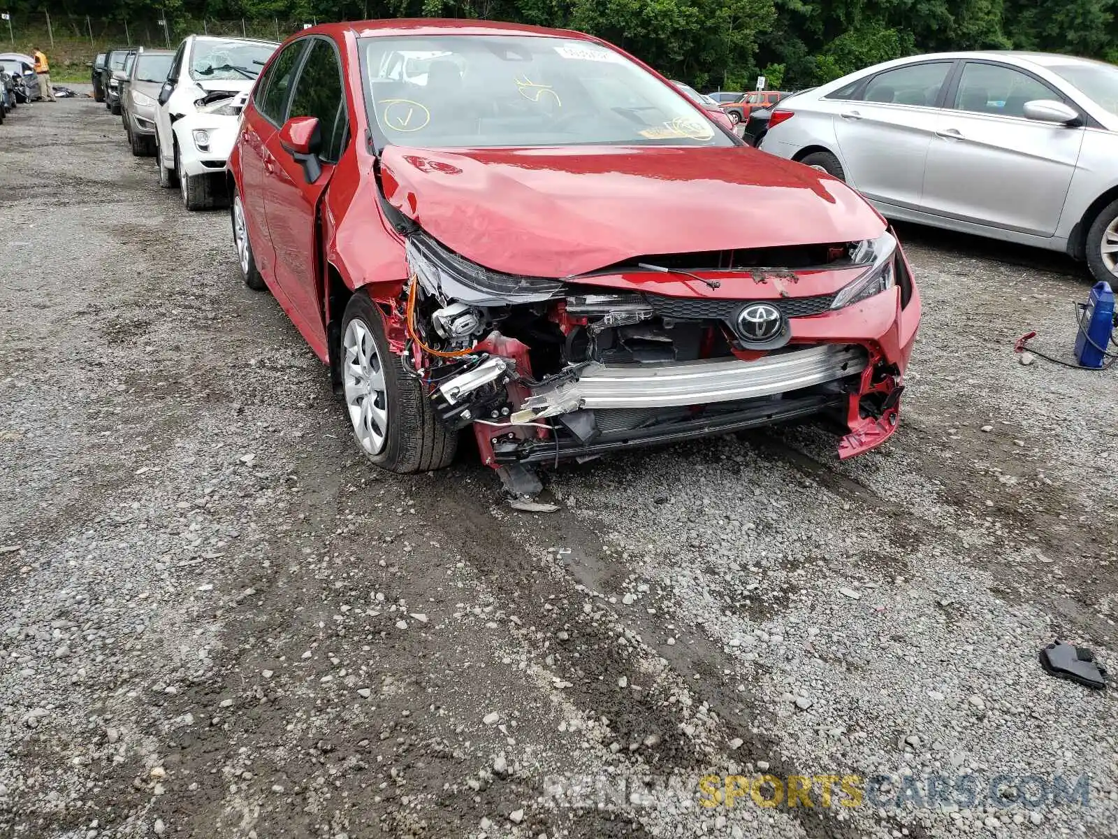 9 Photograph of a damaged car JTDEPRAE2LJ104178 TOYOTA COROLLA 2020