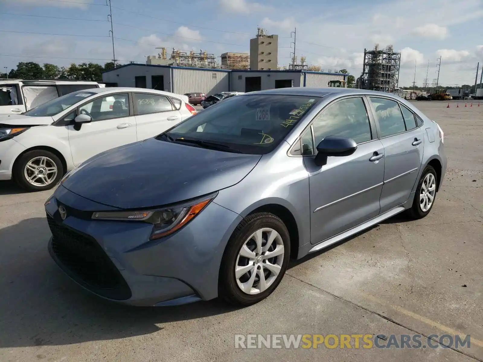 2 Photograph of a damaged car JTDEPRAE2LJ104567 TOYOTA COROLLA 2020