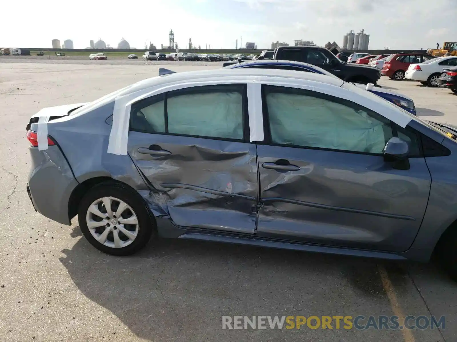 9 Photograph of a damaged car JTDEPRAE2LJ104567 TOYOTA COROLLA 2020