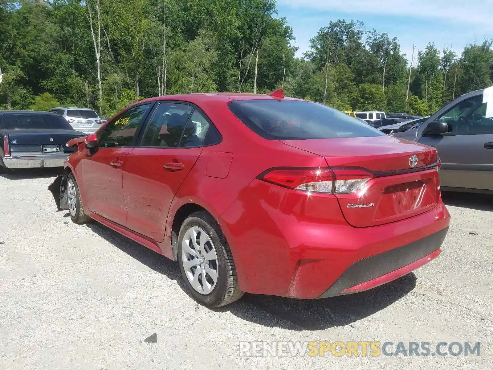 3 Photograph of a damaged car JTDEPRAE2LJ106464 TOYOTA COROLLA 2020