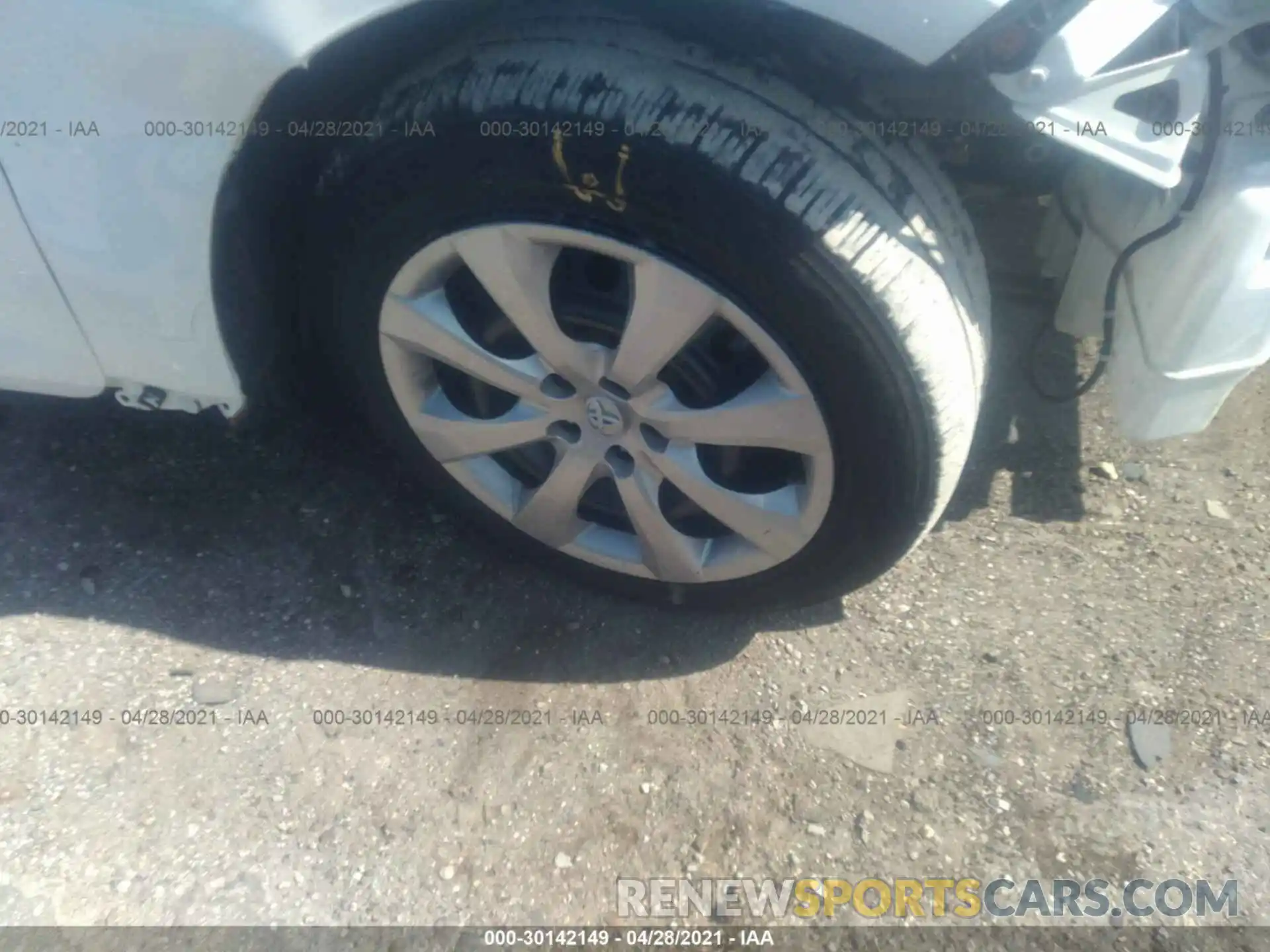 13 Photograph of a damaged car JTDEPRAE2LJ106545 TOYOTA COROLLA 2020