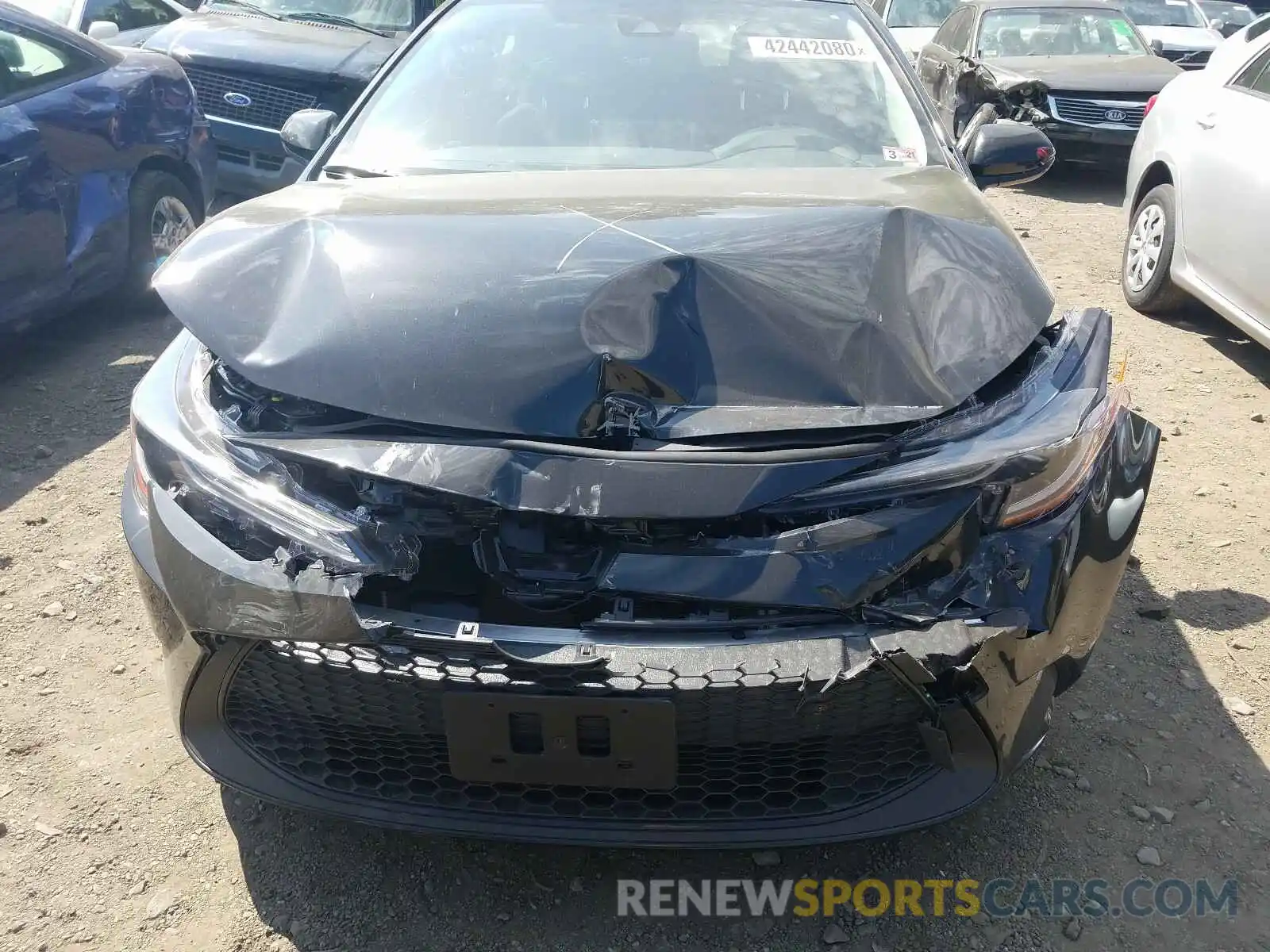 9 Photograph of a damaged car JTDEPRAE2LJ106805 TOYOTA COROLLA 2020