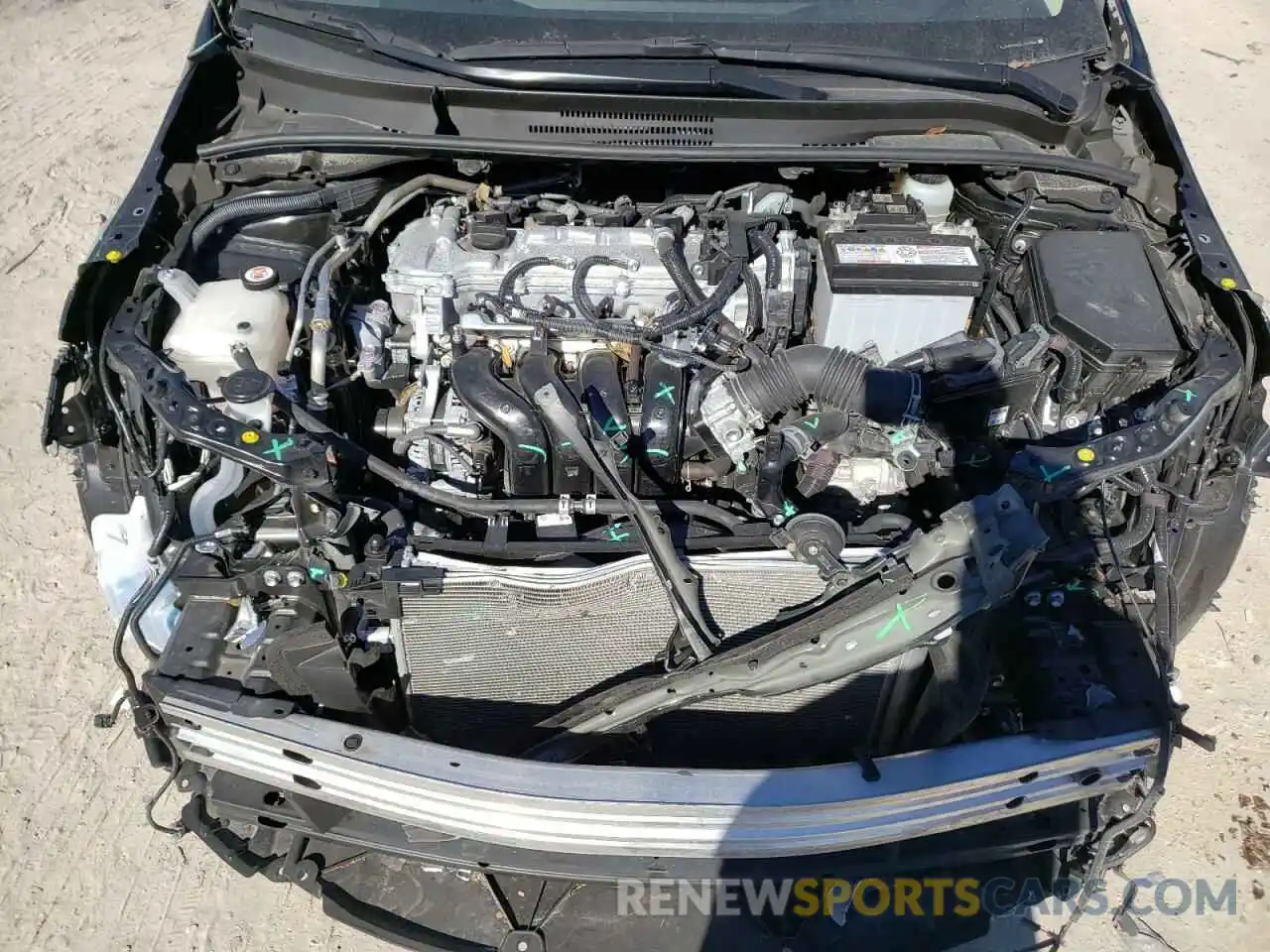 7 Photograph of a damaged car JTDEPRAE2LJ107324 TOYOTA COROLLA 2020