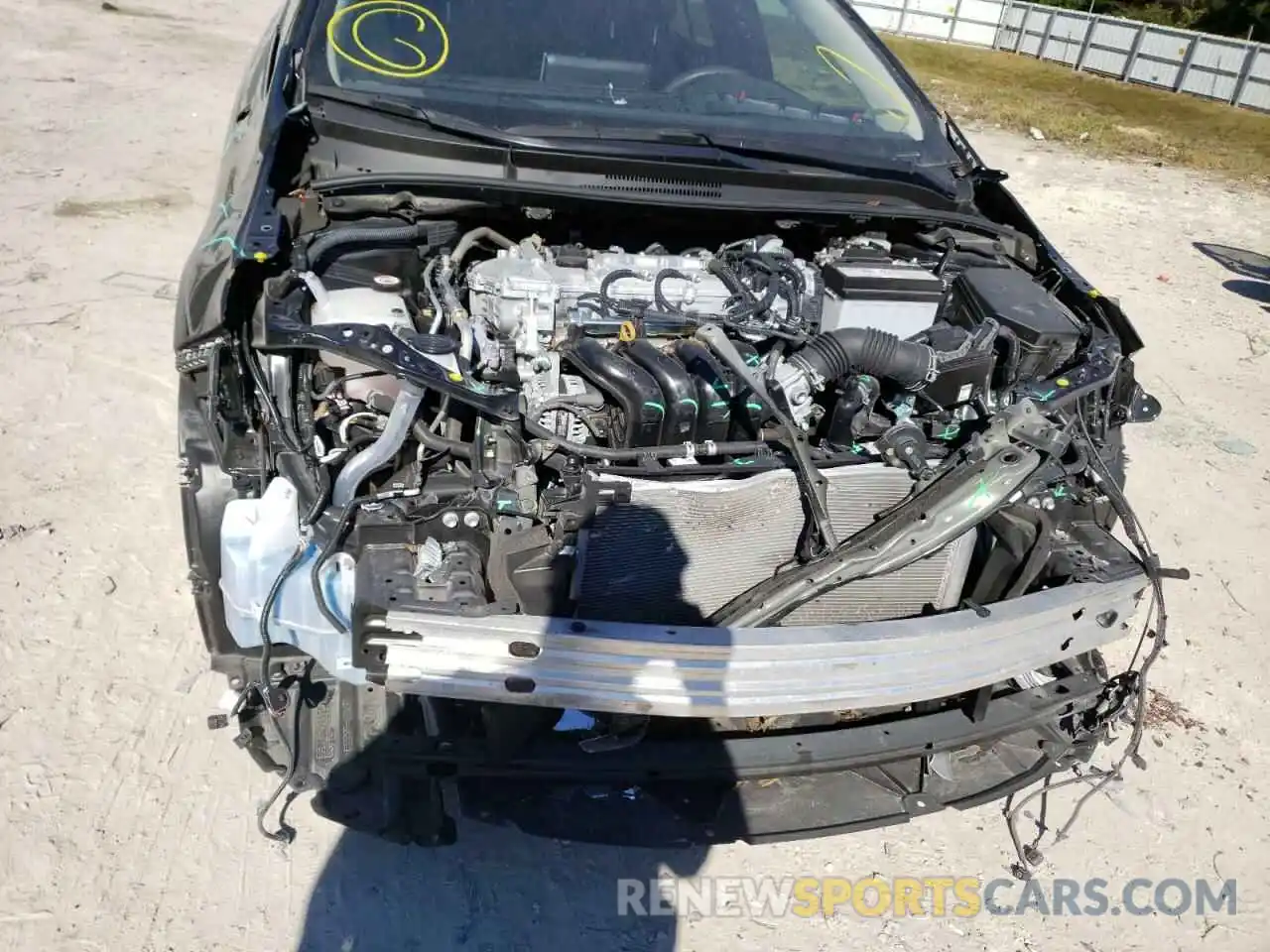 9 Photograph of a damaged car JTDEPRAE2LJ107324 TOYOTA COROLLA 2020