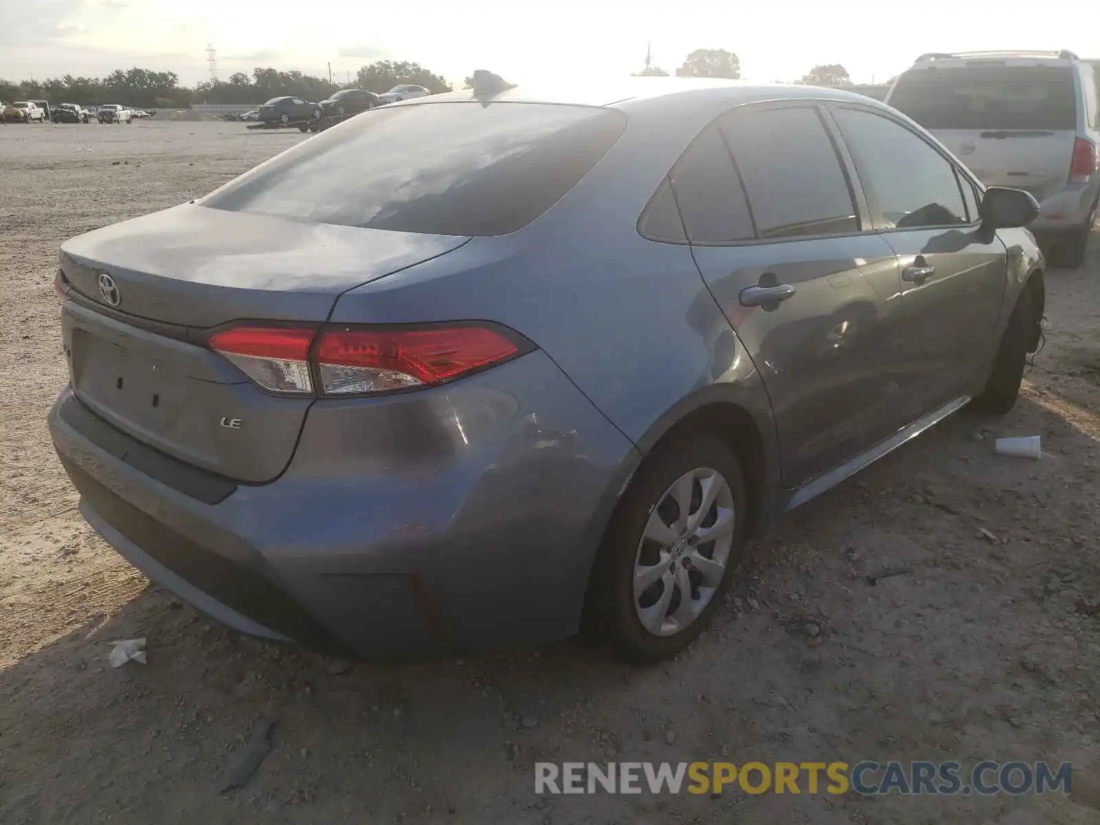 4 Photograph of a damaged car JTDEPRAE2LJ107436 TOYOTA COROLLA 2020