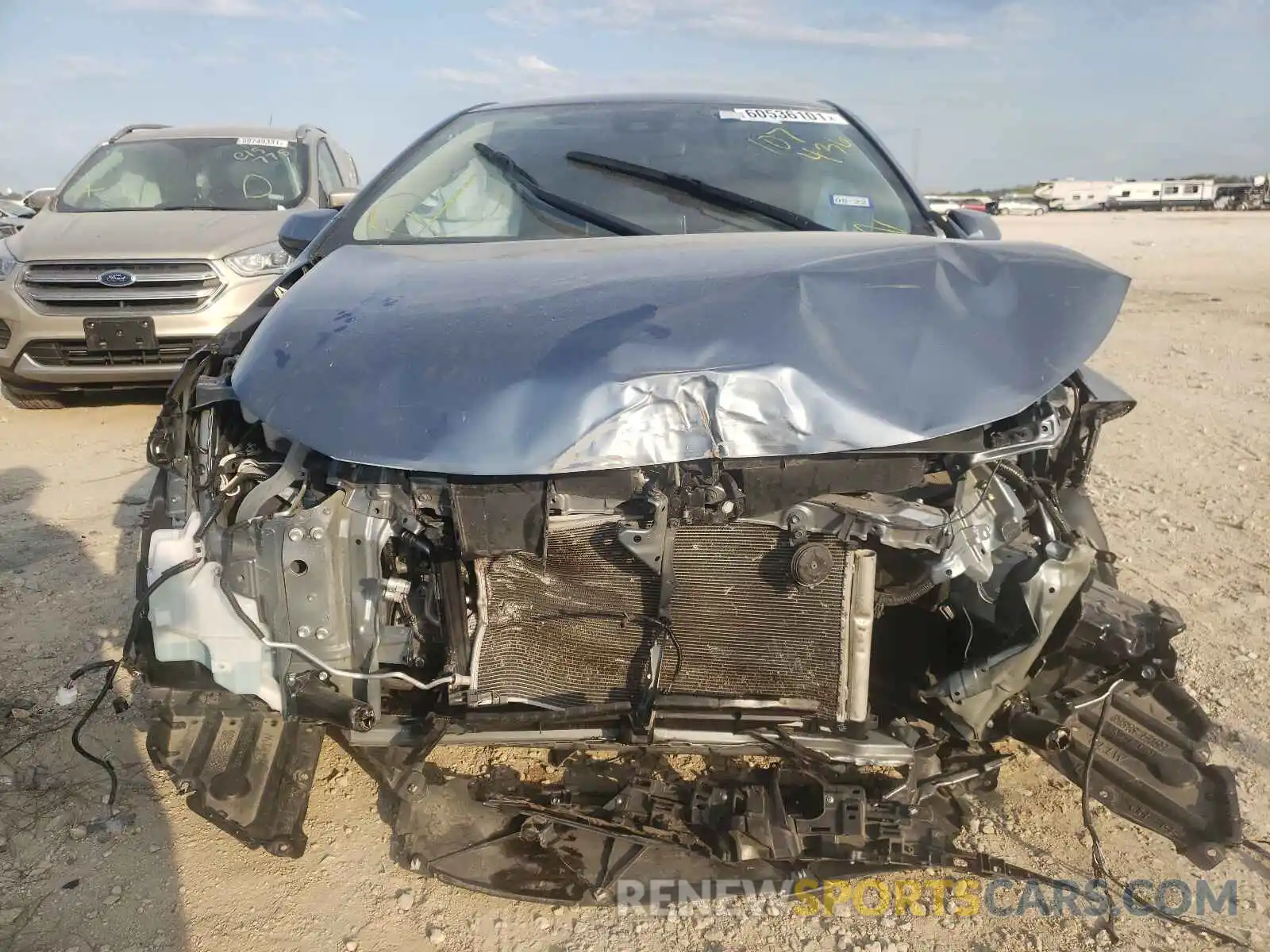 9 Photograph of a damaged car JTDEPRAE2LJ107436 TOYOTA COROLLA 2020