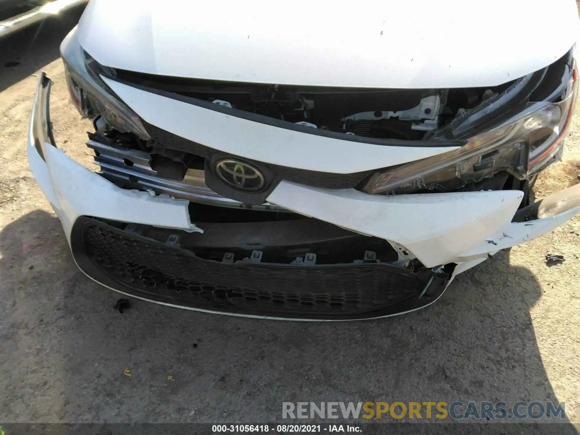 6 Photograph of a damaged car JTDEPRAE2LJ107517 TOYOTA COROLLA 2020