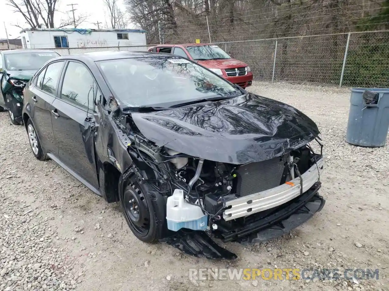 9 Photograph of a damaged car JTDEPRAE2LJ109008 TOYOTA COROLLA 2020