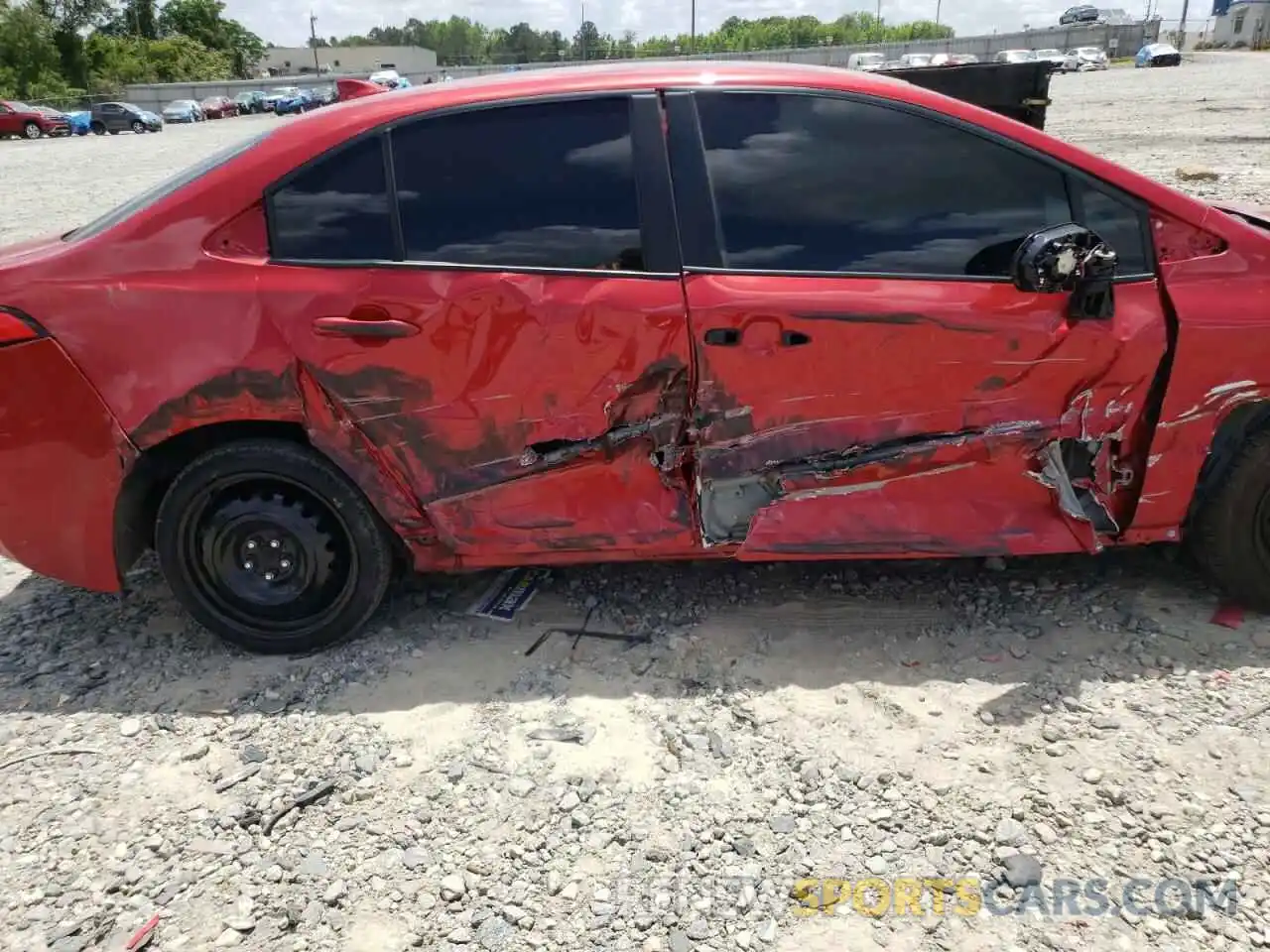 9 Photograph of a damaged car JTDEPRAE2LJ109042 TOYOTA COROLLA 2020