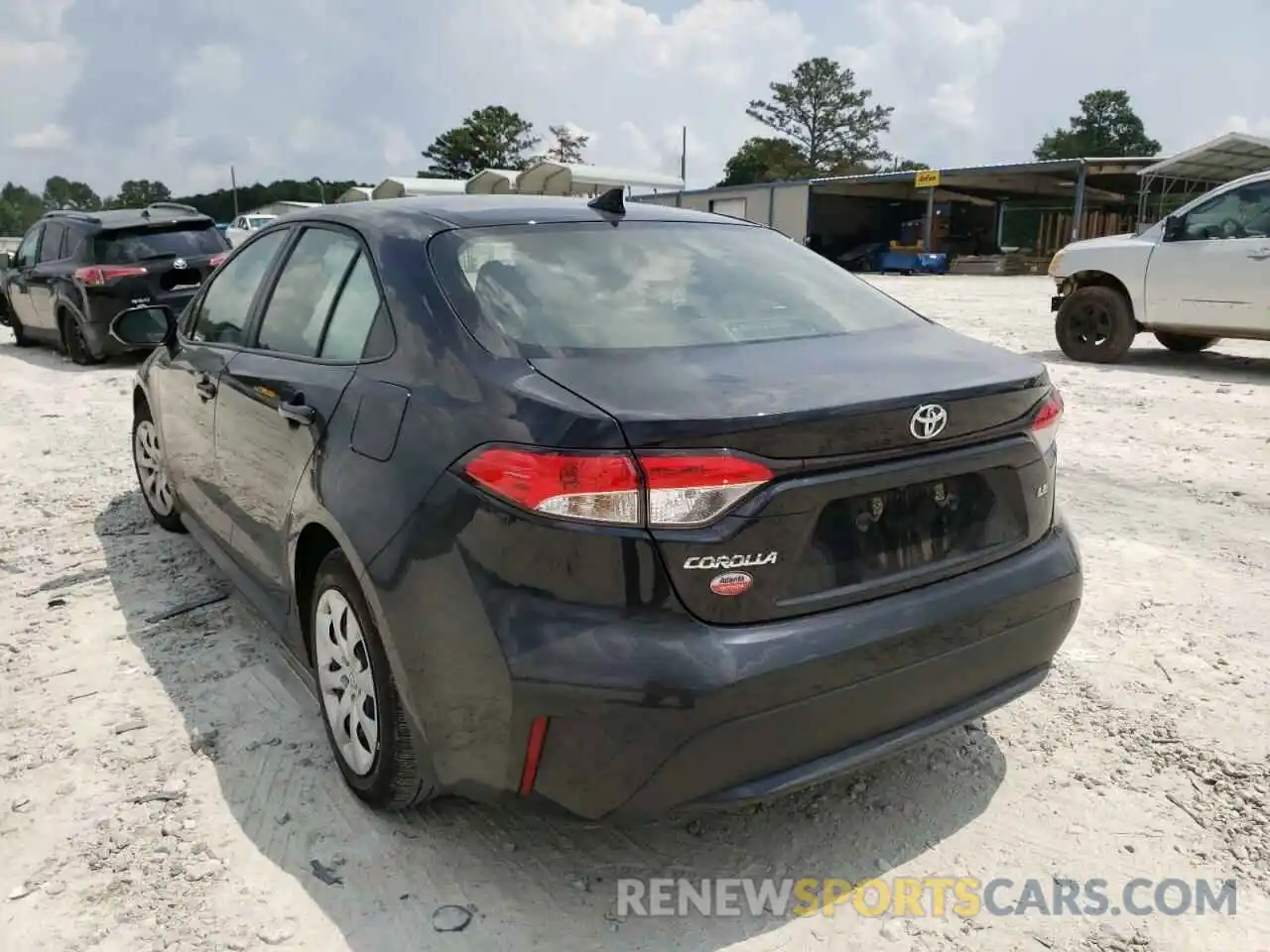 3 Photograph of a damaged car JTDEPRAE2LJ109610 TOYOTA COROLLA 2020