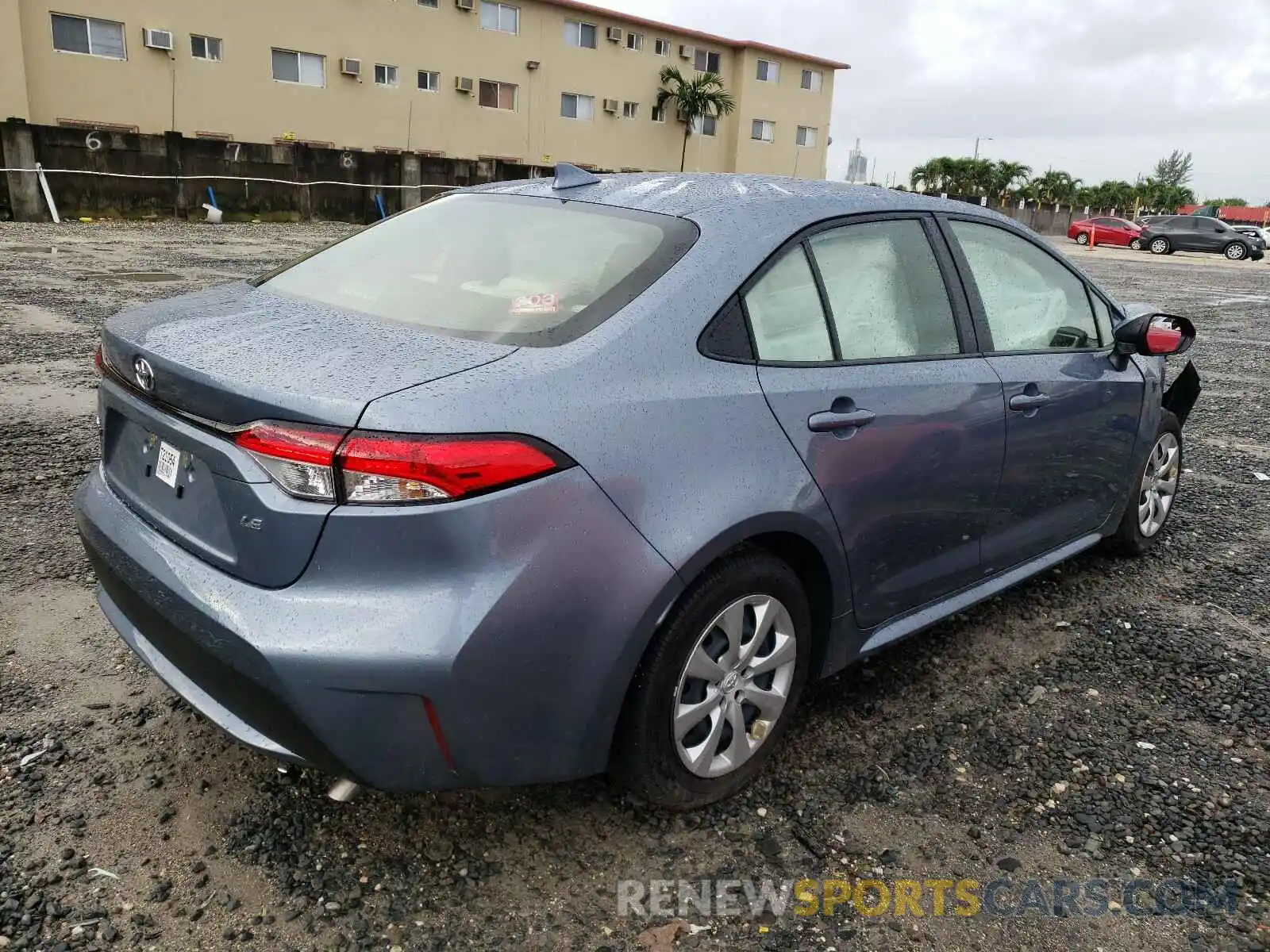 4 Photograph of a damaged car JTDEPRAE2LJ110496 TOYOTA COROLLA 2020