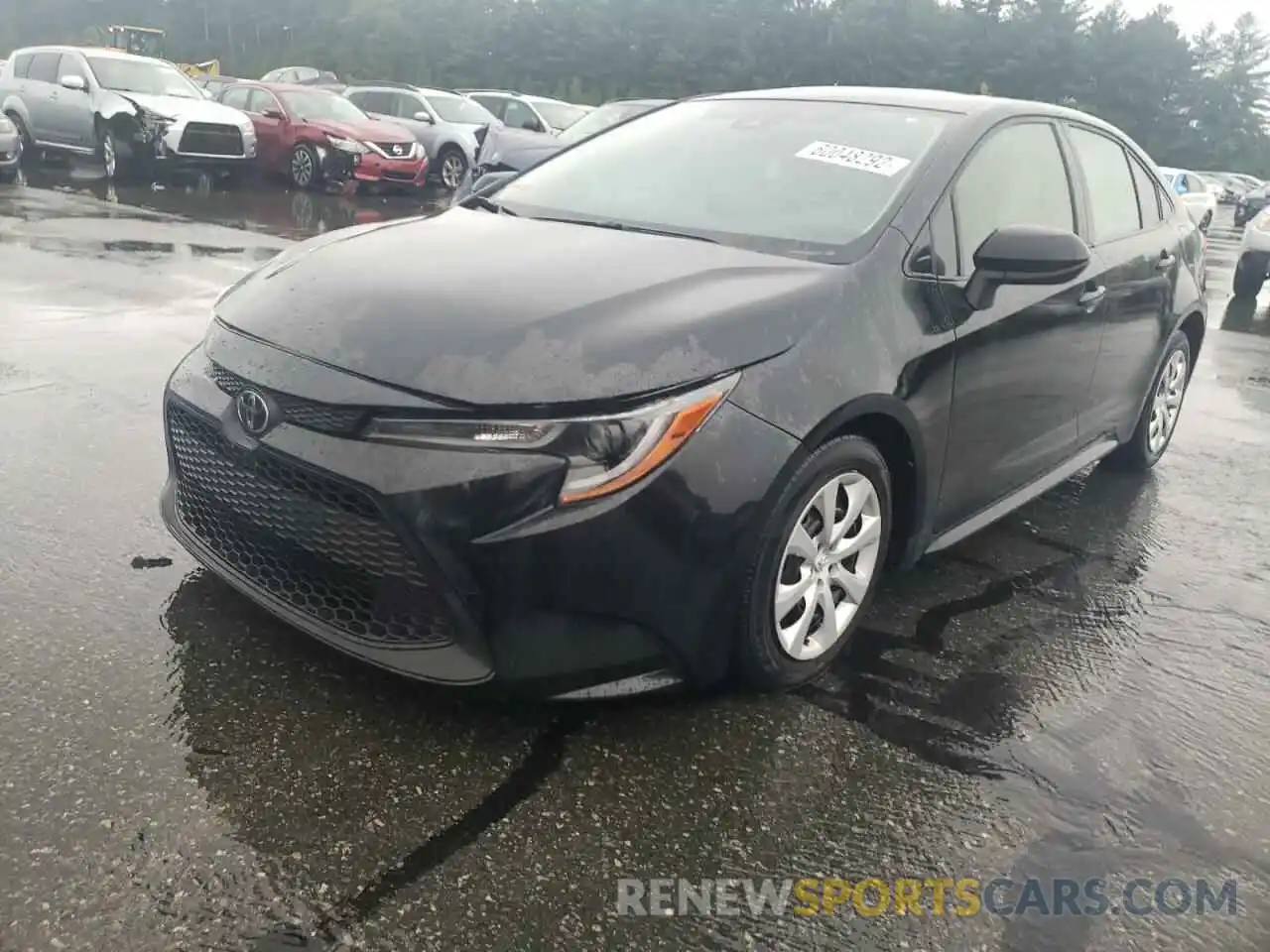 2 Photograph of a damaged car JTDEPRAE2LJ110739 TOYOTA COROLLA 2020