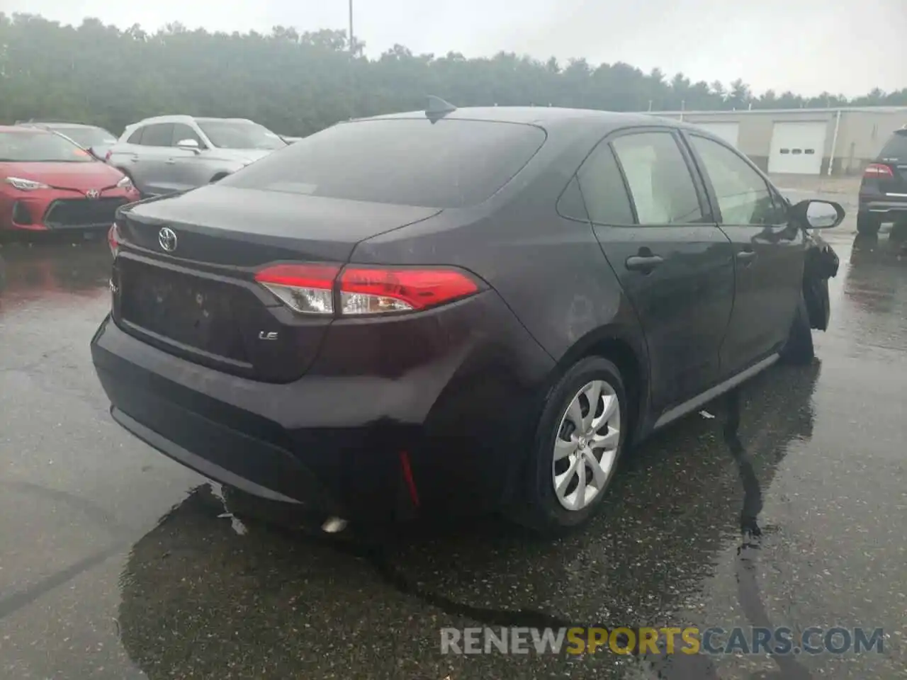 4 Photograph of a damaged car JTDEPRAE2LJ110739 TOYOTA COROLLA 2020