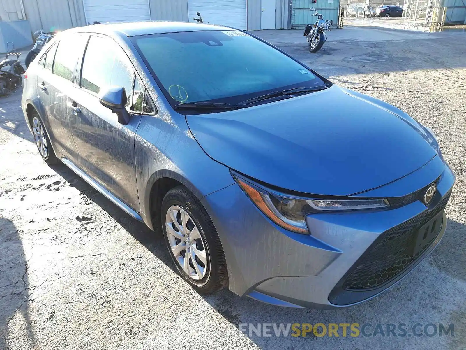 1 Photograph of a damaged car JTDEPRAE2LJ110899 TOYOTA COROLLA 2020