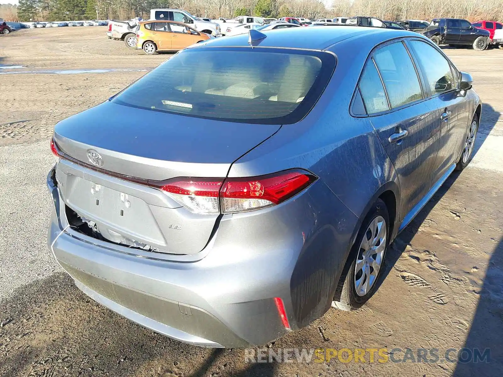 4 Photograph of a damaged car JTDEPRAE2LJ110899 TOYOTA COROLLA 2020