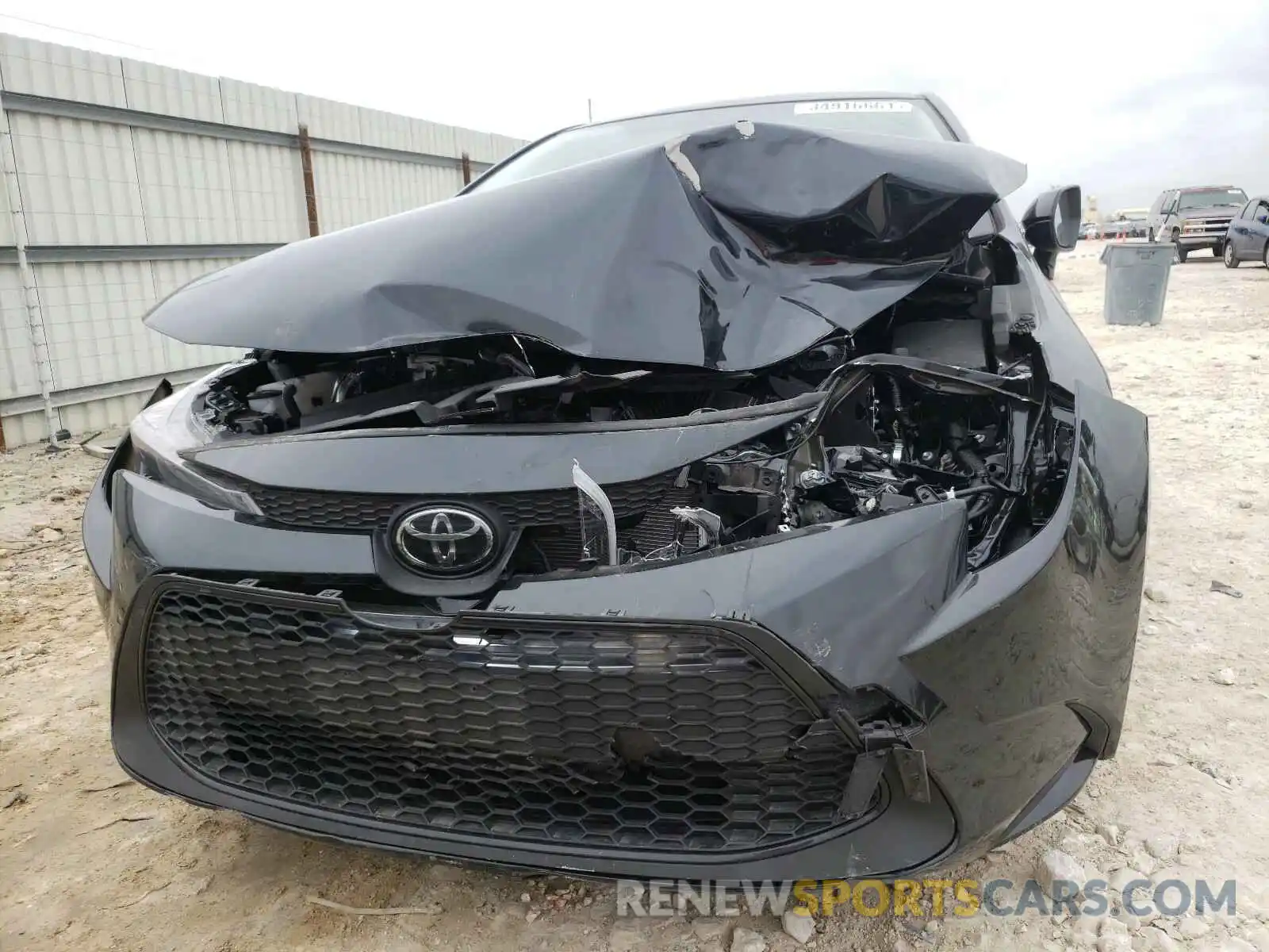 9 Photograph of a damaged car JTDEPRAE2LJ110921 TOYOTA COROLLA 2020