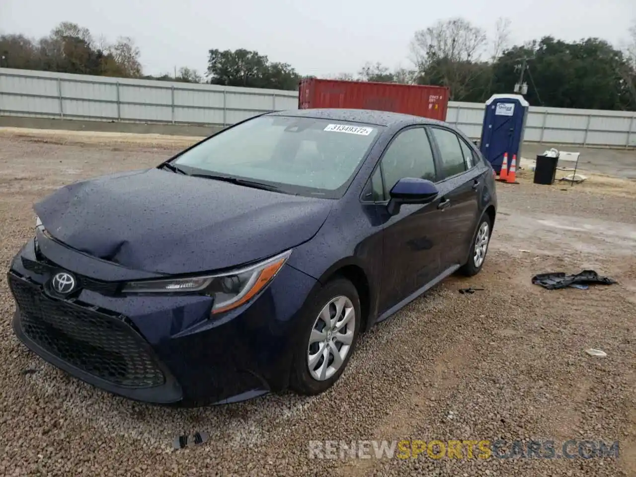 2 Photograph of a damaged car JTDEPRAE2LJ111406 TOYOTA COROLLA 2020