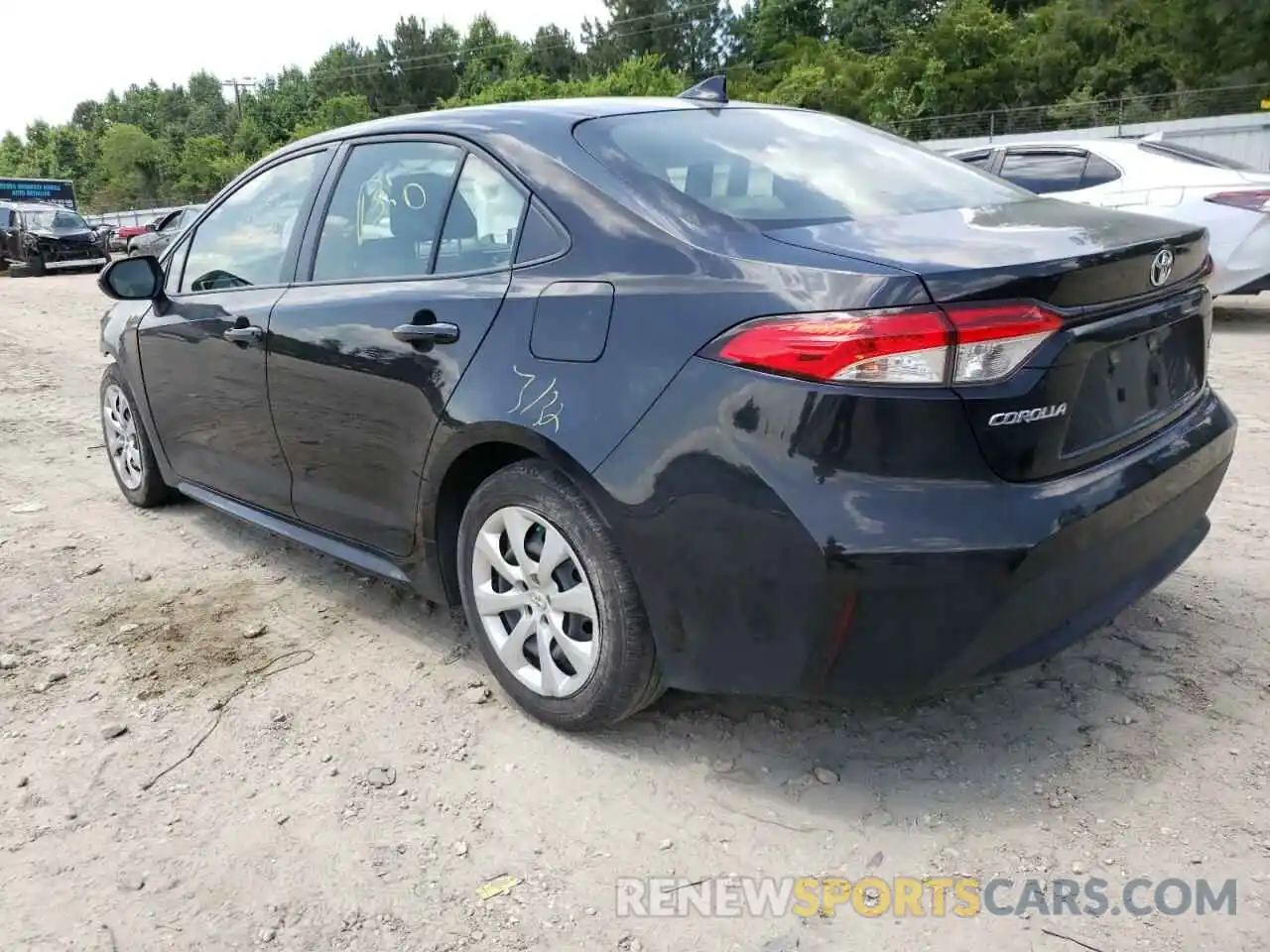 3 Photograph of a damaged car JTDEPRAE2LJ111874 TOYOTA COROLLA 2020