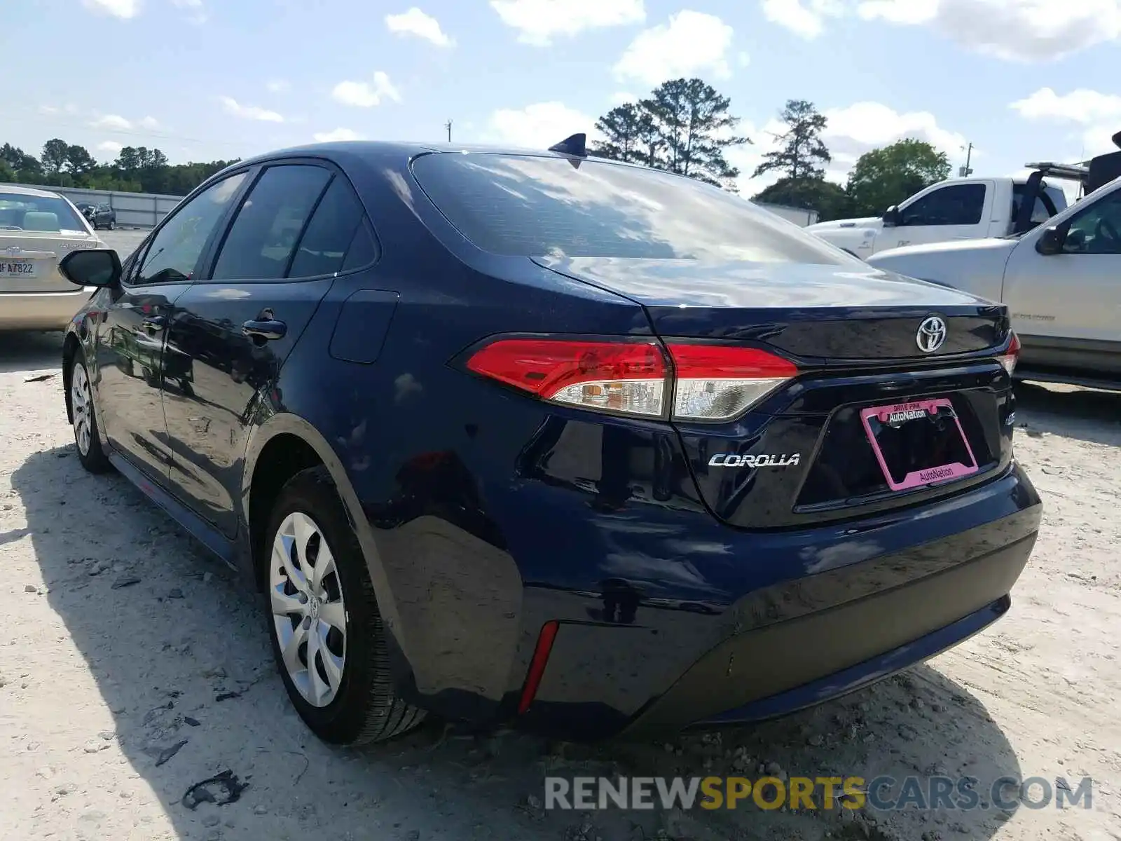 3 Photograph of a damaged car JTDEPRAE2LJ112474 TOYOTA COROLLA 2020