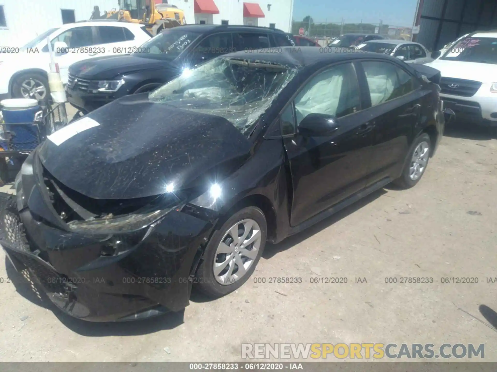 2 Photograph of a damaged car JTDEPRAE2LJ112913 TOYOTA COROLLA 2020