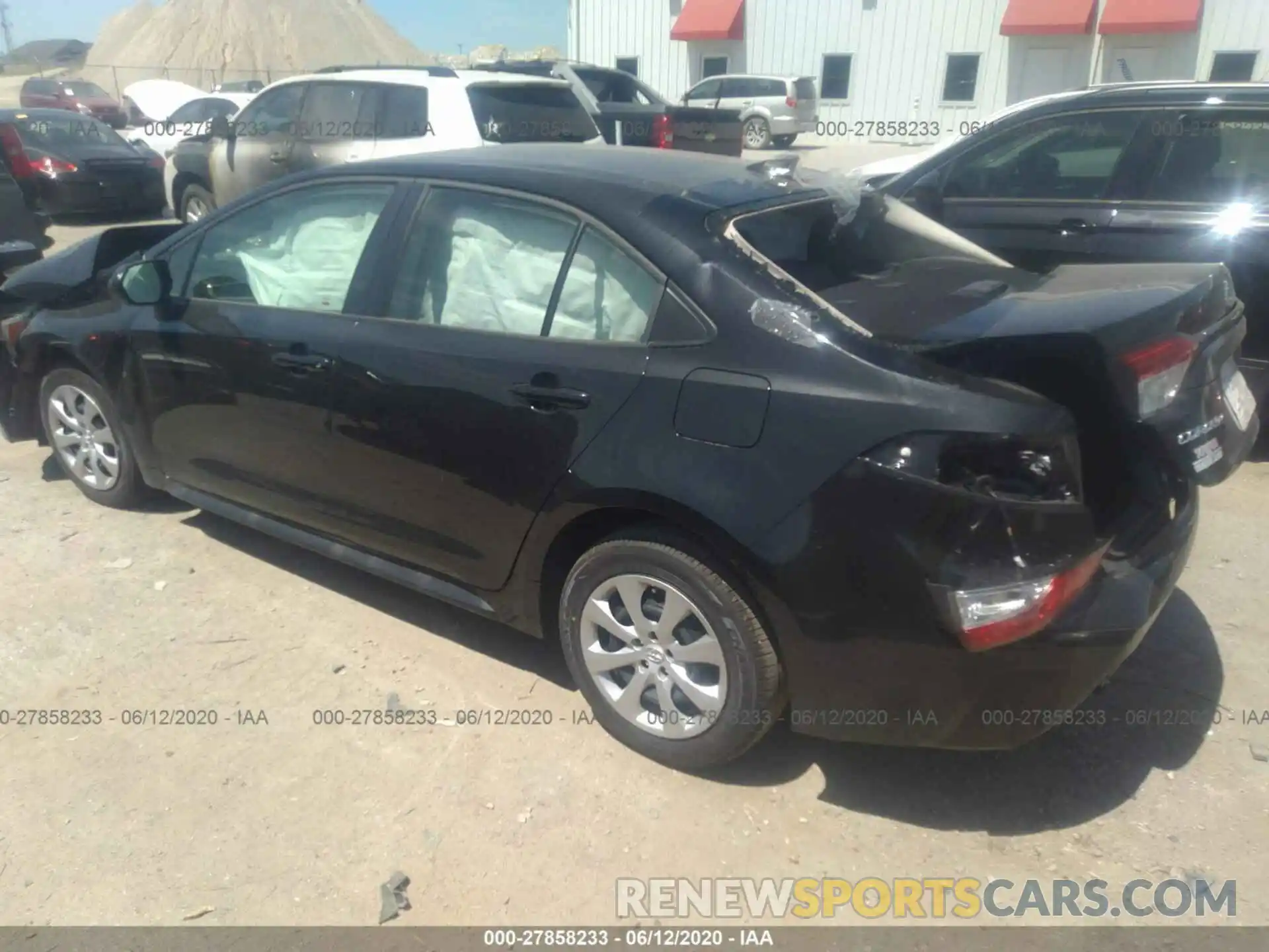 3 Photograph of a damaged car JTDEPRAE2LJ112913 TOYOTA COROLLA 2020