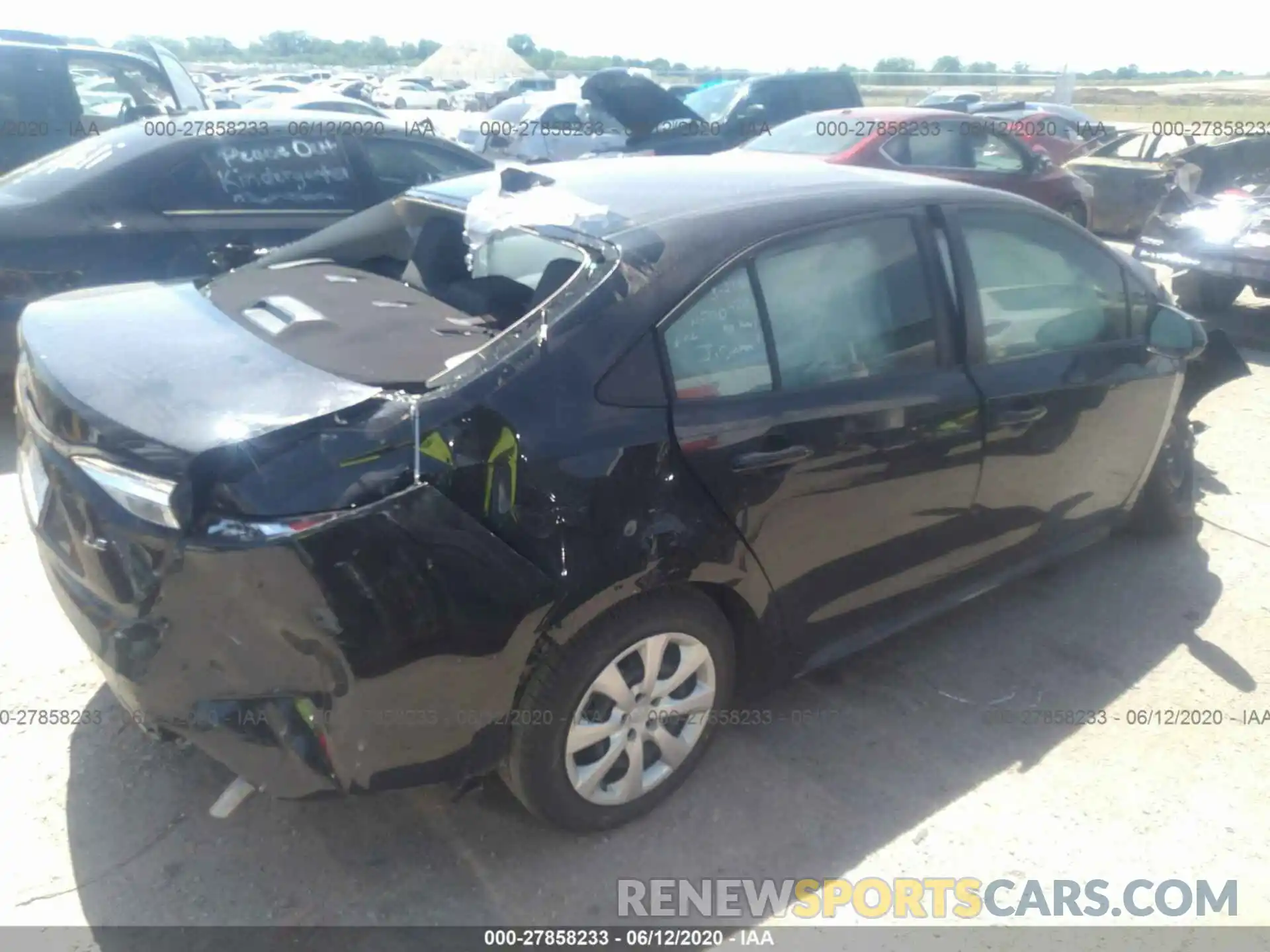 4 Photograph of a damaged car JTDEPRAE2LJ112913 TOYOTA COROLLA 2020