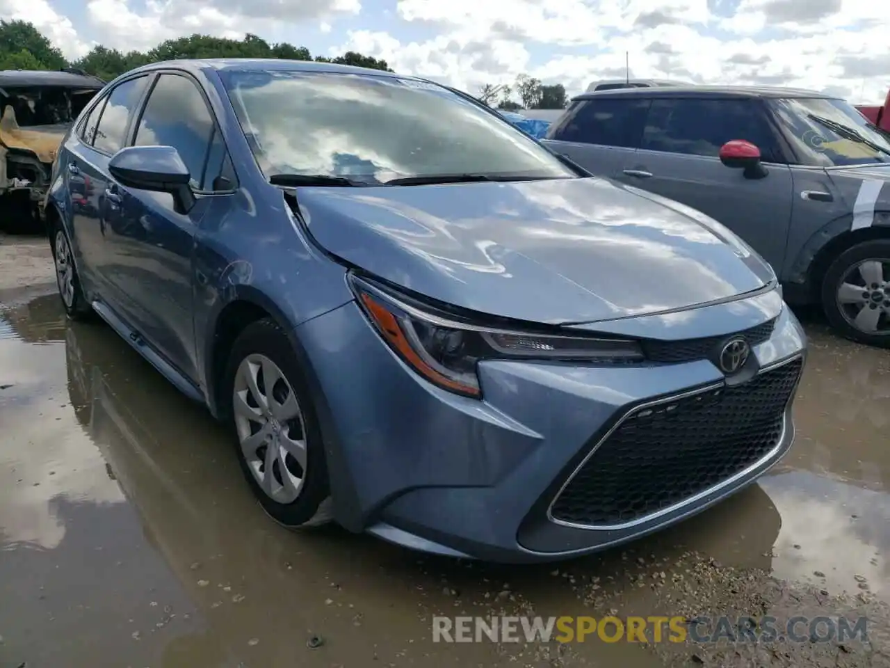 1 Photograph of a damaged car JTDEPRAE2LJ113012 TOYOTA COROLLA 2020