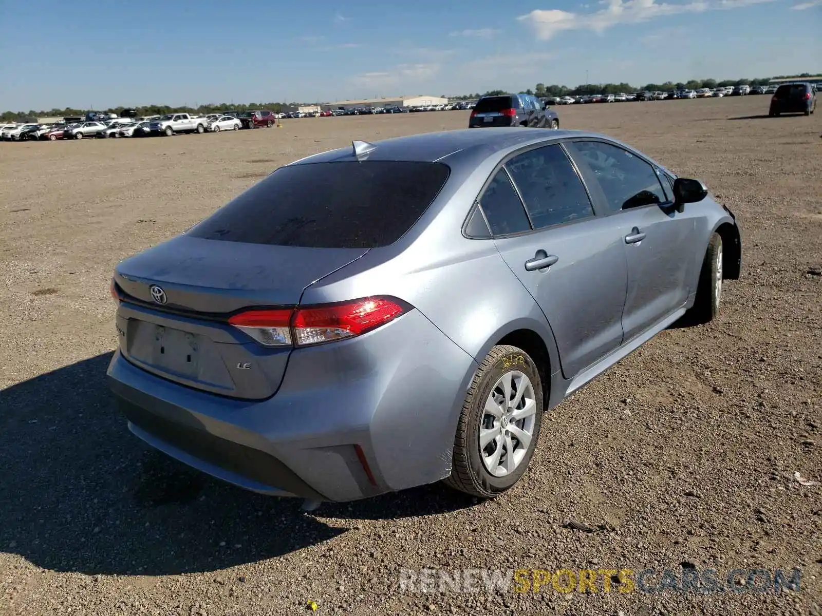 4 Photograph of a damaged car JTDEPRAE2LJ113155 TOYOTA COROLLA 2020