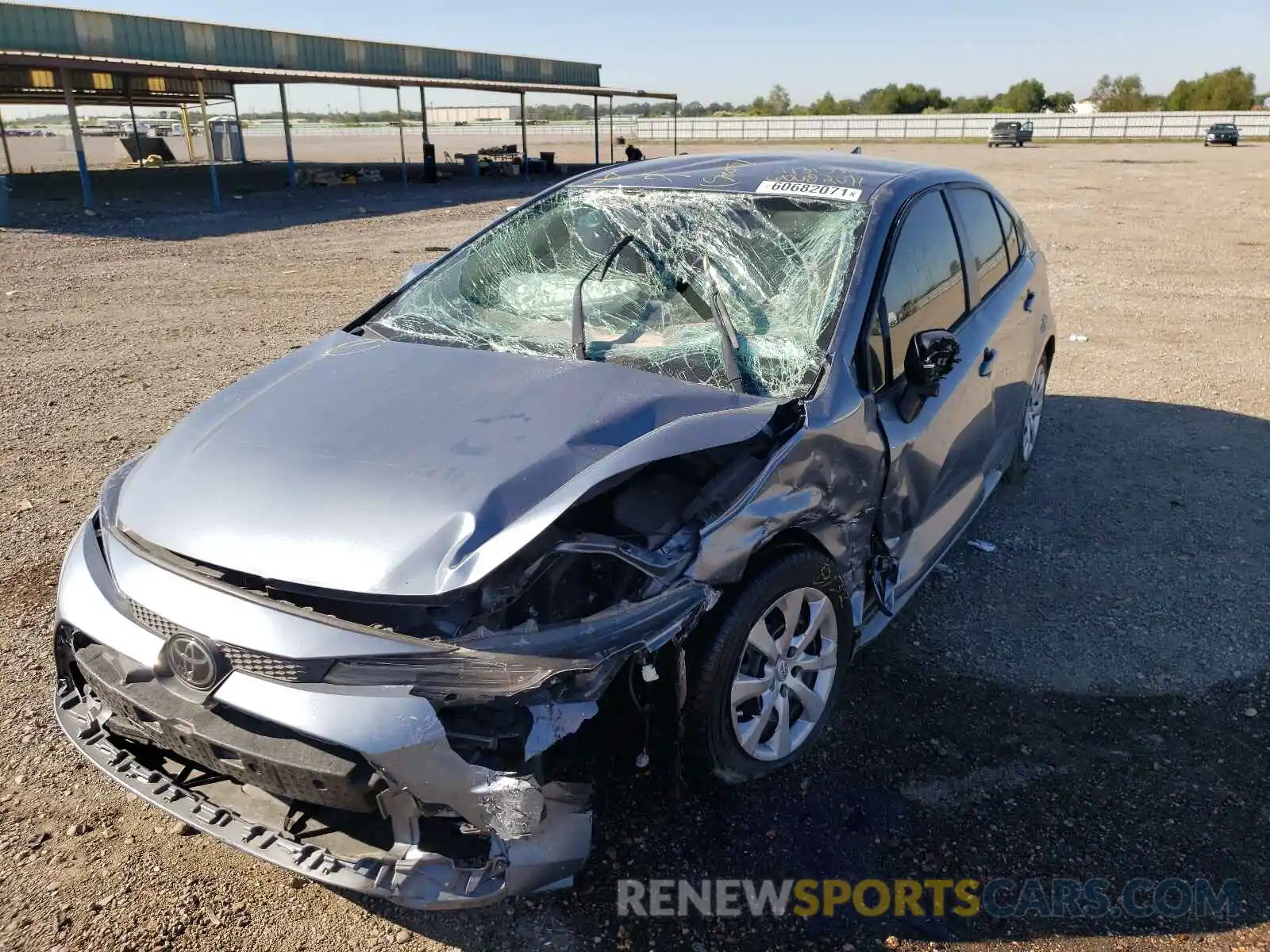 9 Photograph of a damaged car JTDEPRAE2LJ113155 TOYOTA COROLLA 2020