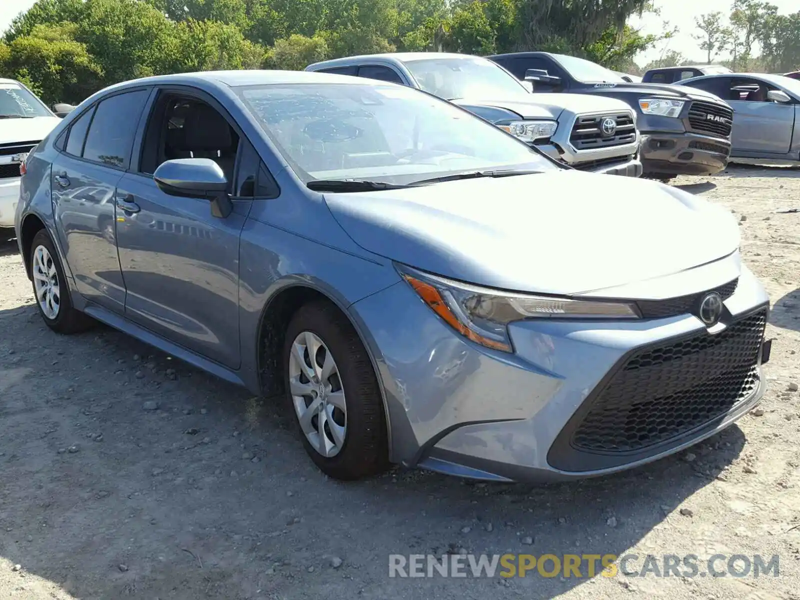 1 Photograph of a damaged car JTDEPRAE2LJ113365 TOYOTA COROLLA 2020