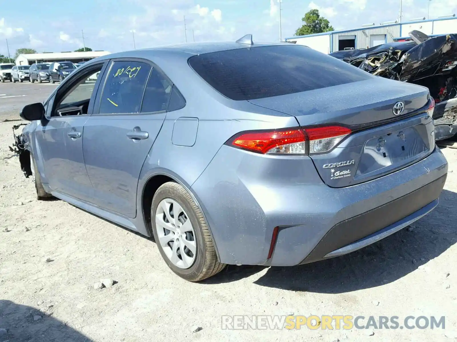 3 Photograph of a damaged car JTDEPRAE2LJ113365 TOYOTA COROLLA 2020