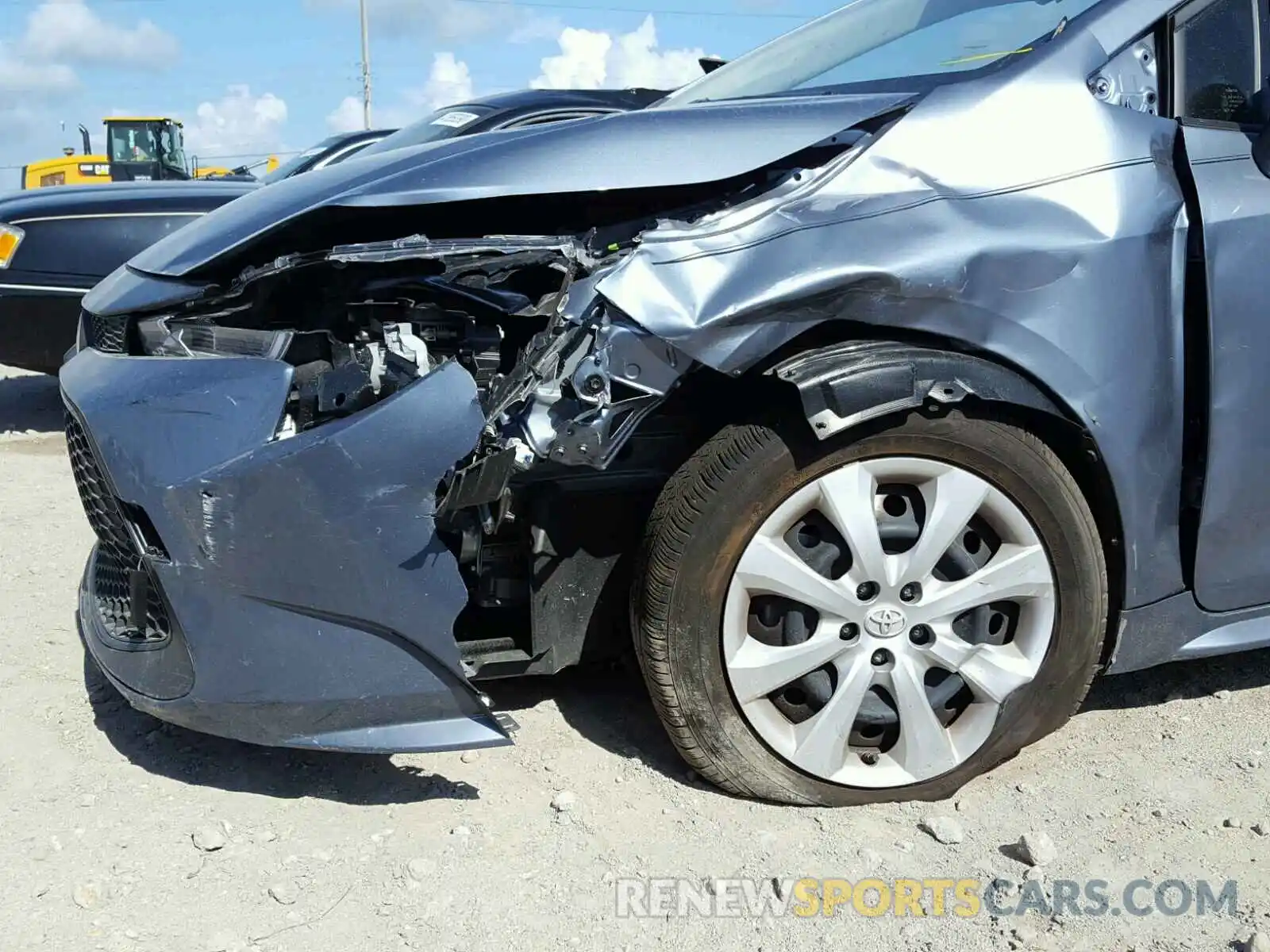 9 Photograph of a damaged car JTDEPRAE2LJ113365 TOYOTA COROLLA 2020