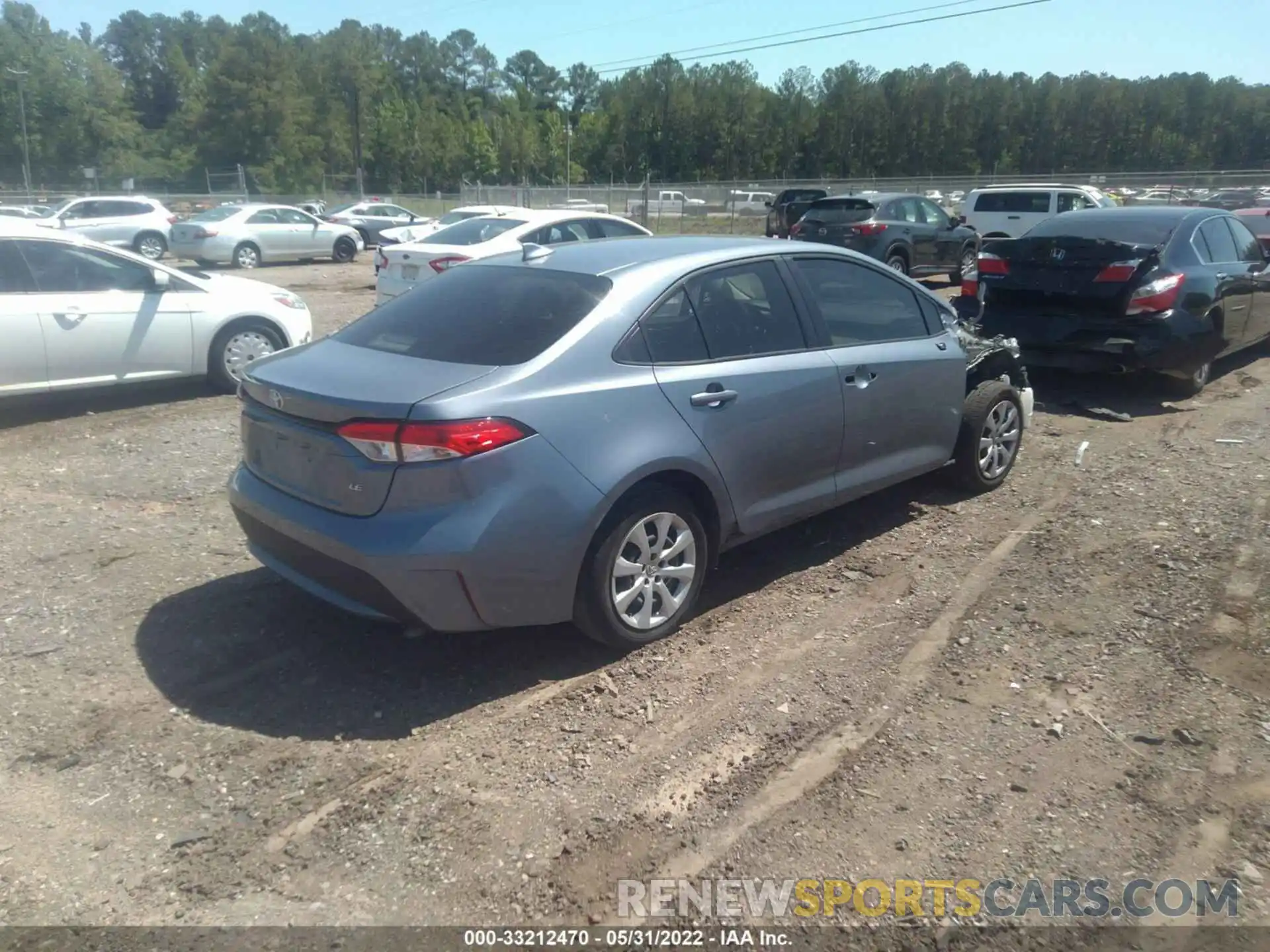 4 Photograph of a damaged car JTDEPRAE2LJ113544 TOYOTA COROLLA 2020