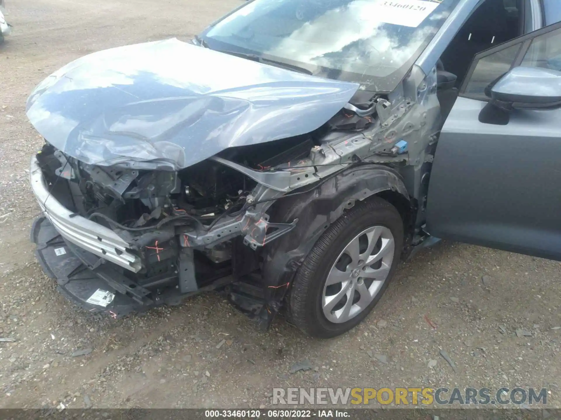 6 Photograph of a damaged car JTDEPRAE2LJ113592 TOYOTA COROLLA 2020