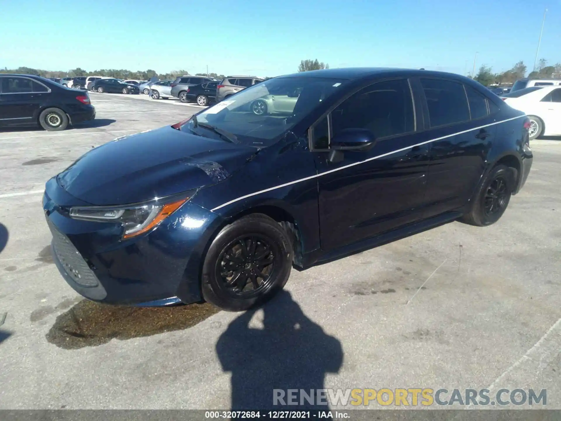 2 Photograph of a damaged car JTDEPRAE2LJ113902 TOYOTA COROLLA 2020