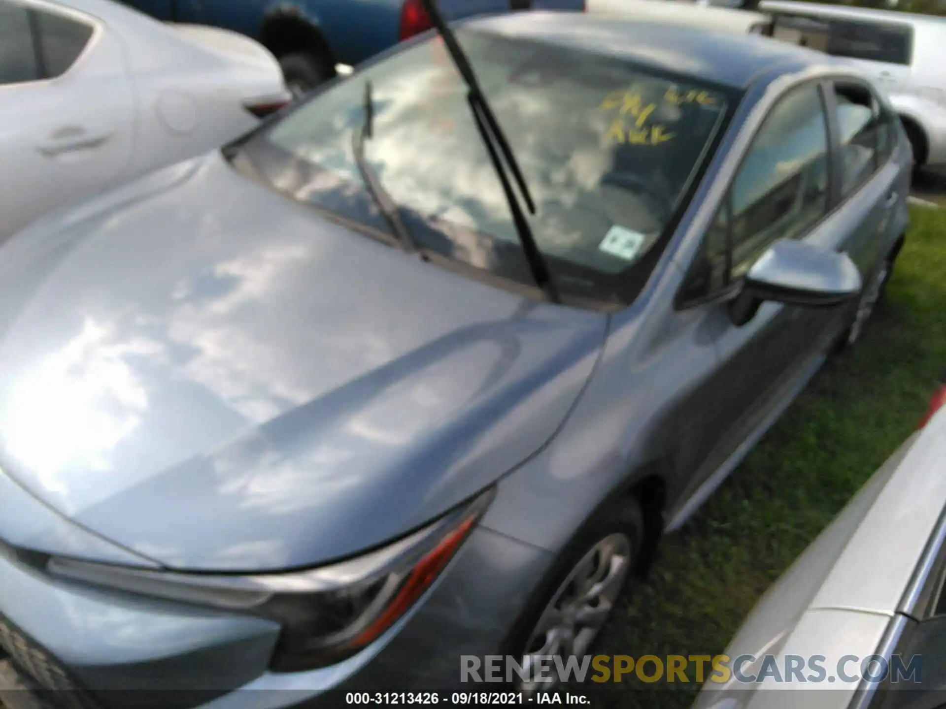 2 Photograph of a damaged car JTDEPRAE2LJ115357 TOYOTA COROLLA 2020