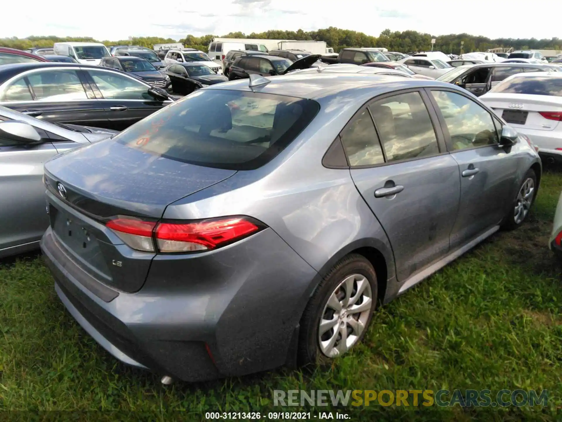 4 Photograph of a damaged car JTDEPRAE2LJ115357 TOYOTA COROLLA 2020