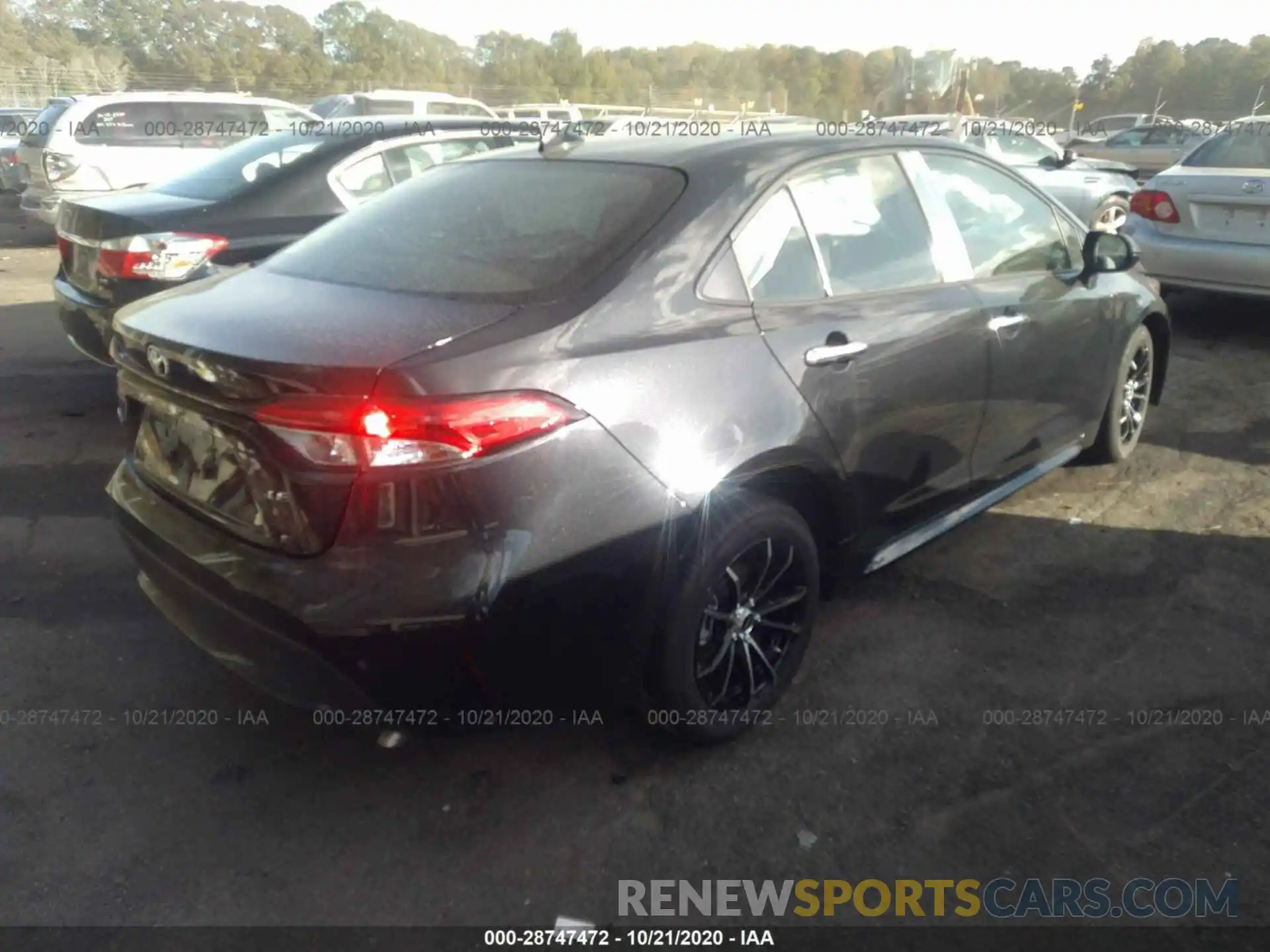 4 Photograph of a damaged car JTDEPRAE2LJ115794 TOYOTA COROLLA 2020