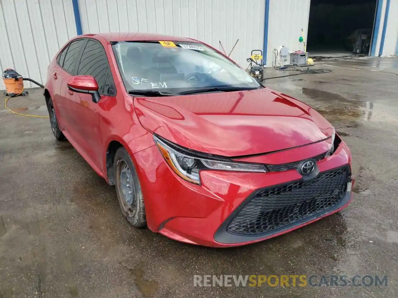 10 Photograph of a damaged car JTDEPRAE2LJ116010 TOYOTA COROLLA 2020