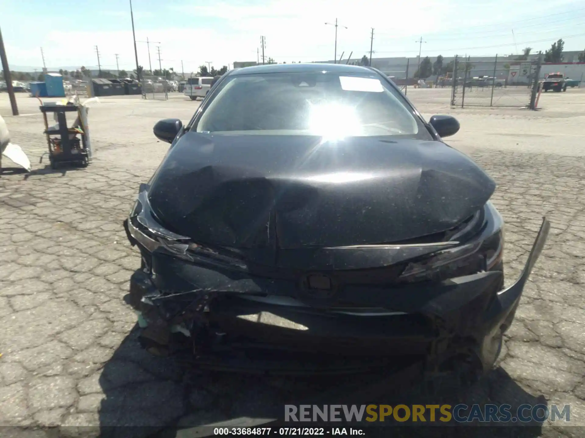 6 Photograph of a damaged car JTDEPRAE2LJ116637 TOYOTA COROLLA 2020