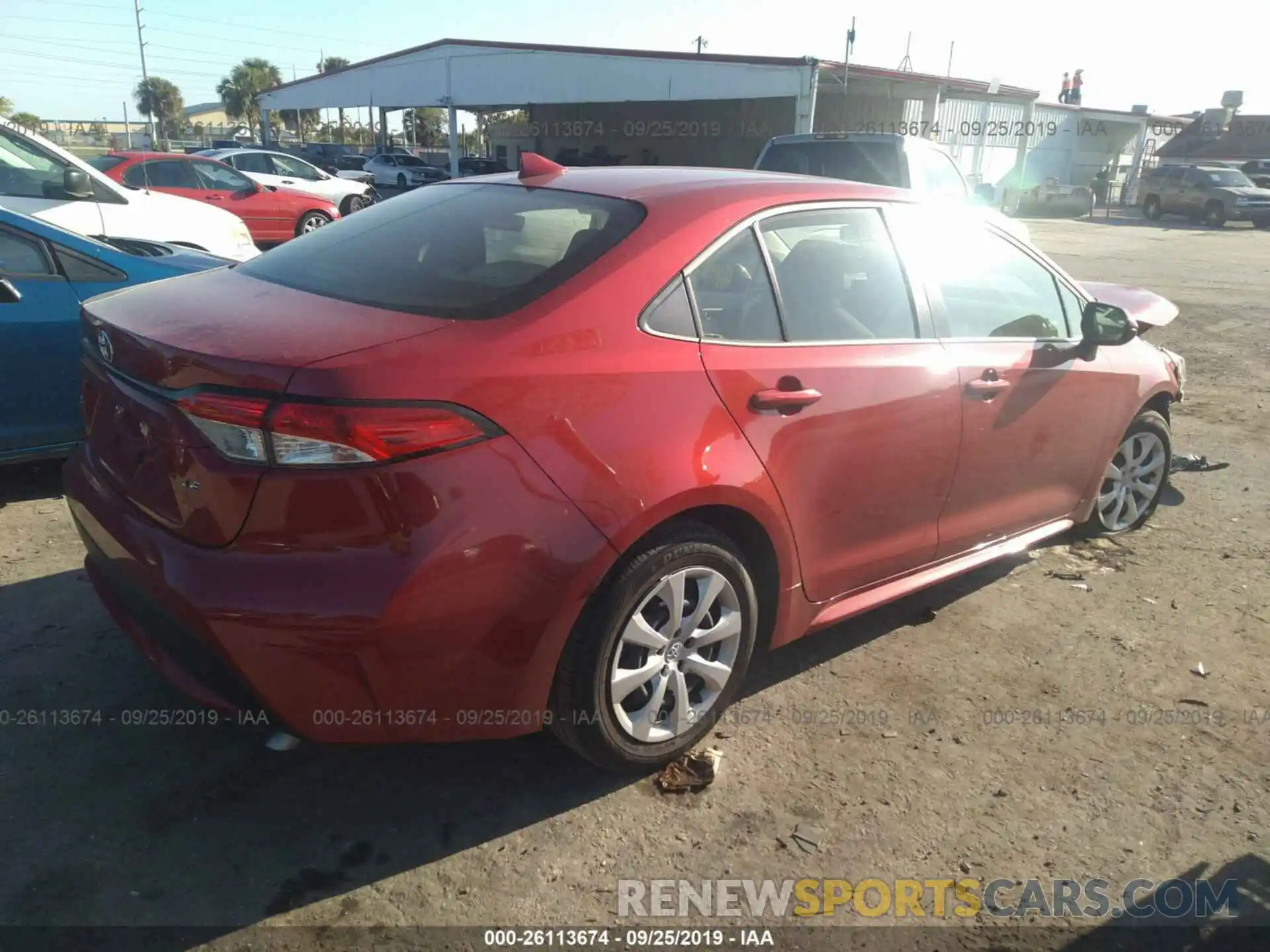 4 Photograph of a damaged car JTDEPRAE3LJ000878 TOYOTA COROLLA 2020