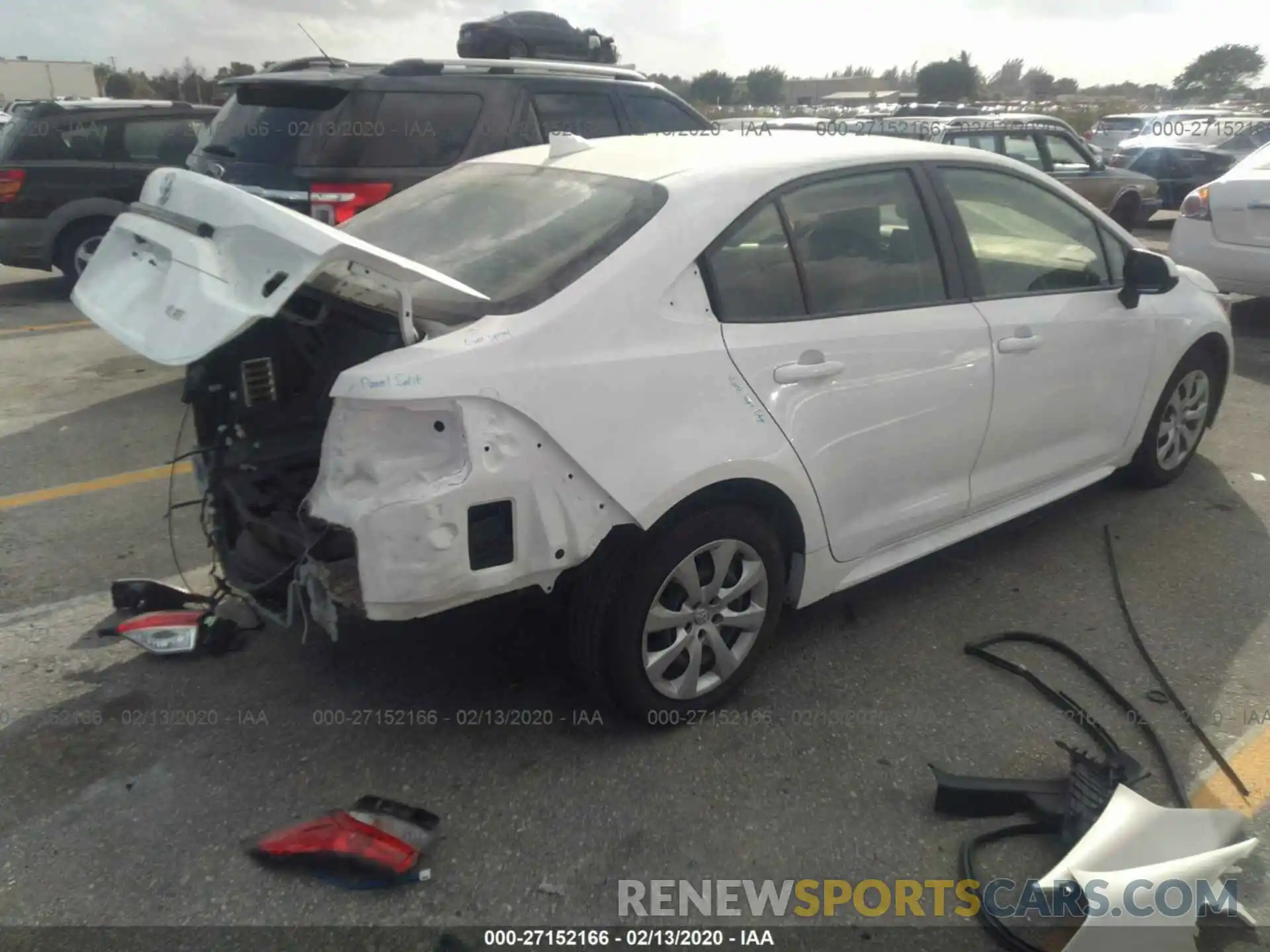 4 Photograph of a damaged car JTDEPRAE3LJ001061 TOYOTA COROLLA 2020