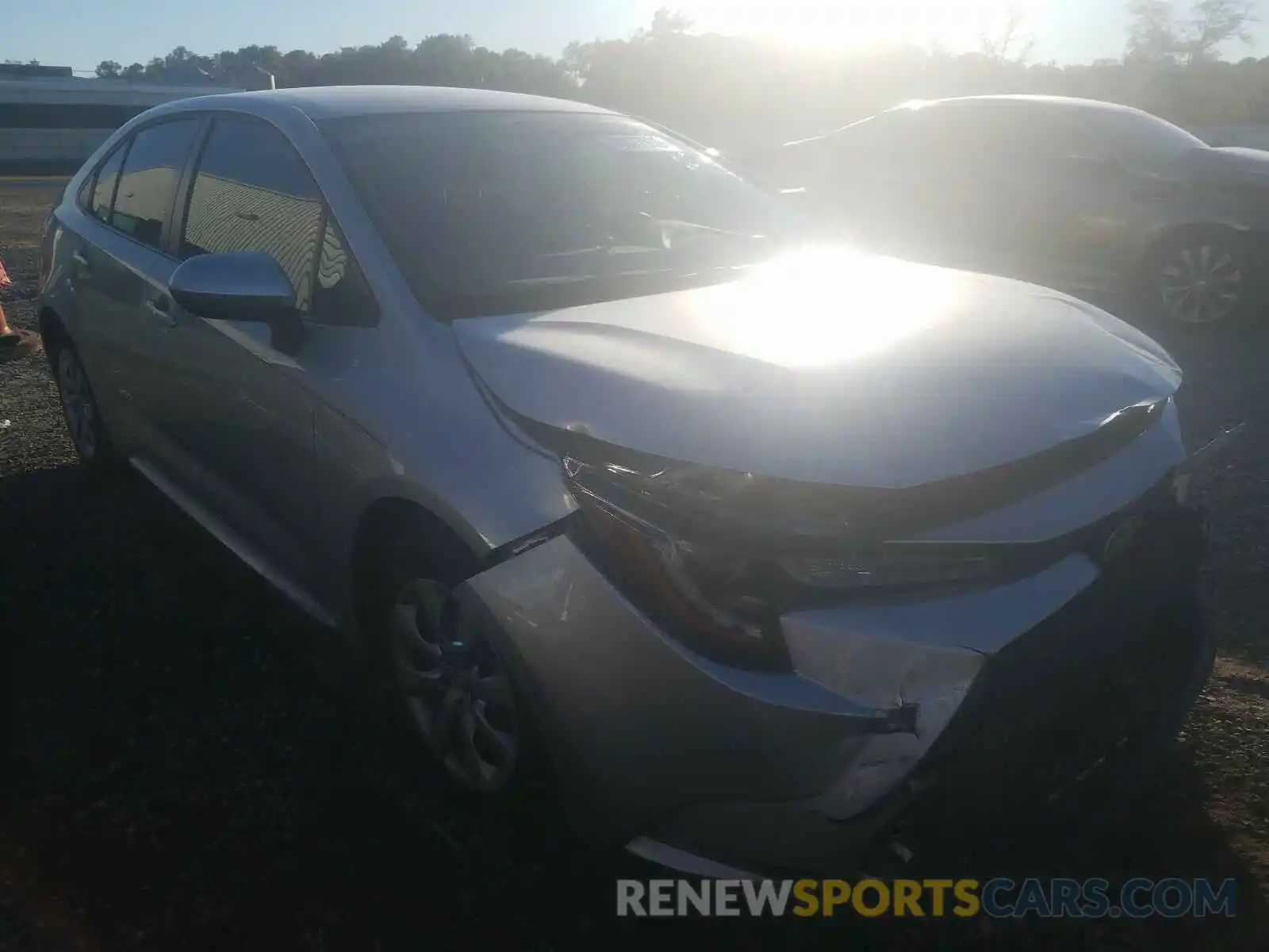 1 Photograph of a damaged car JTDEPRAE3LJ001139 TOYOTA COROLLA 2020