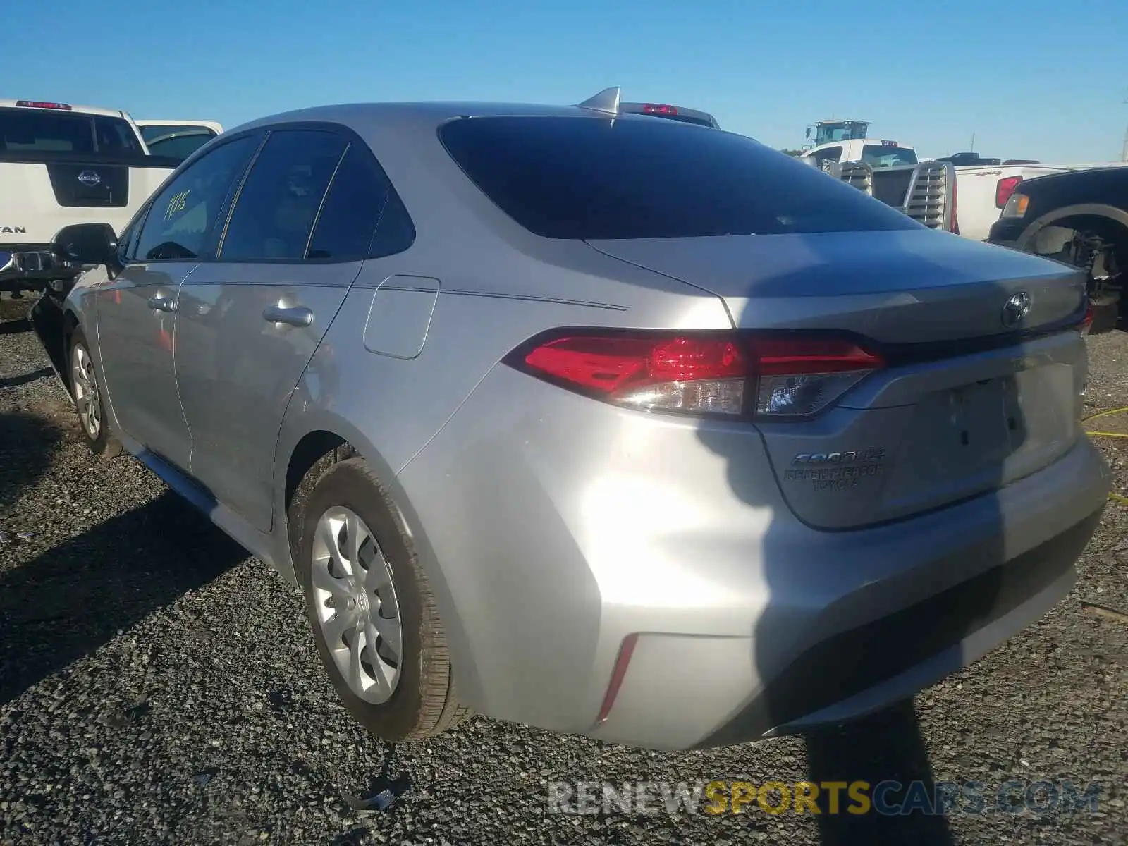 3 Photograph of a damaged car JTDEPRAE3LJ001139 TOYOTA COROLLA 2020