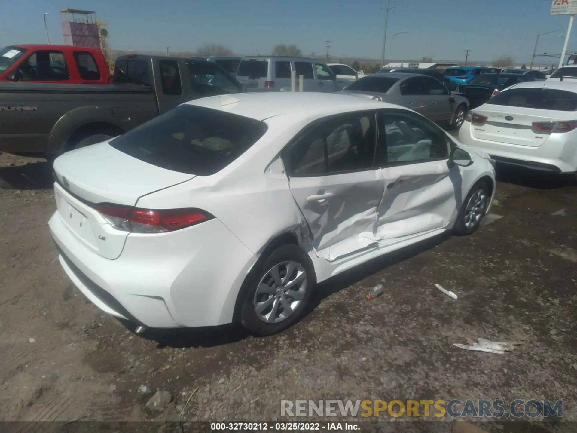 4 Photograph of a damaged car JTDEPRAE3LJ002047 TOYOTA COROLLA 2020