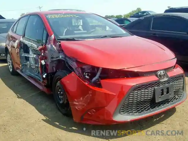 1 Photograph of a damaged car JTDEPRAE3LJ002064 TOYOTA COROLLA 2020