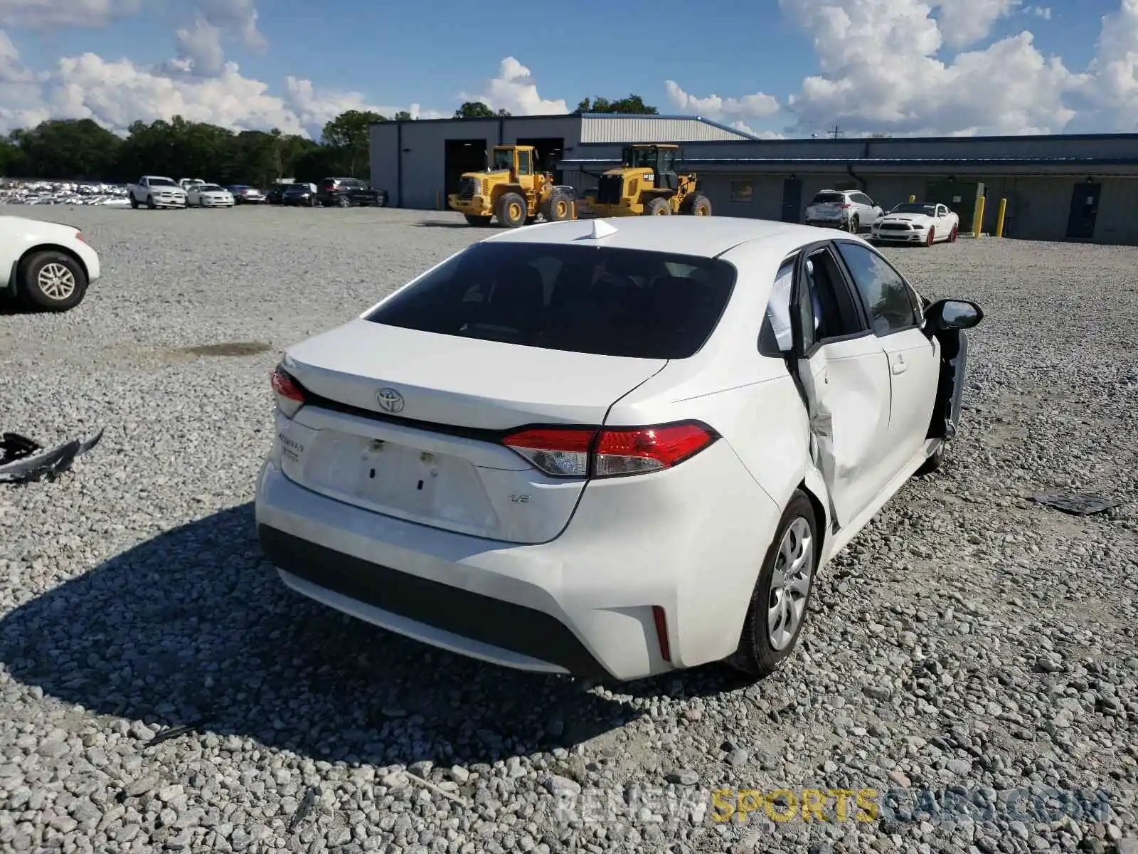 4 Photograph of a damaged car JTDEPRAE3LJ002369 TOYOTA COROLLA 2020